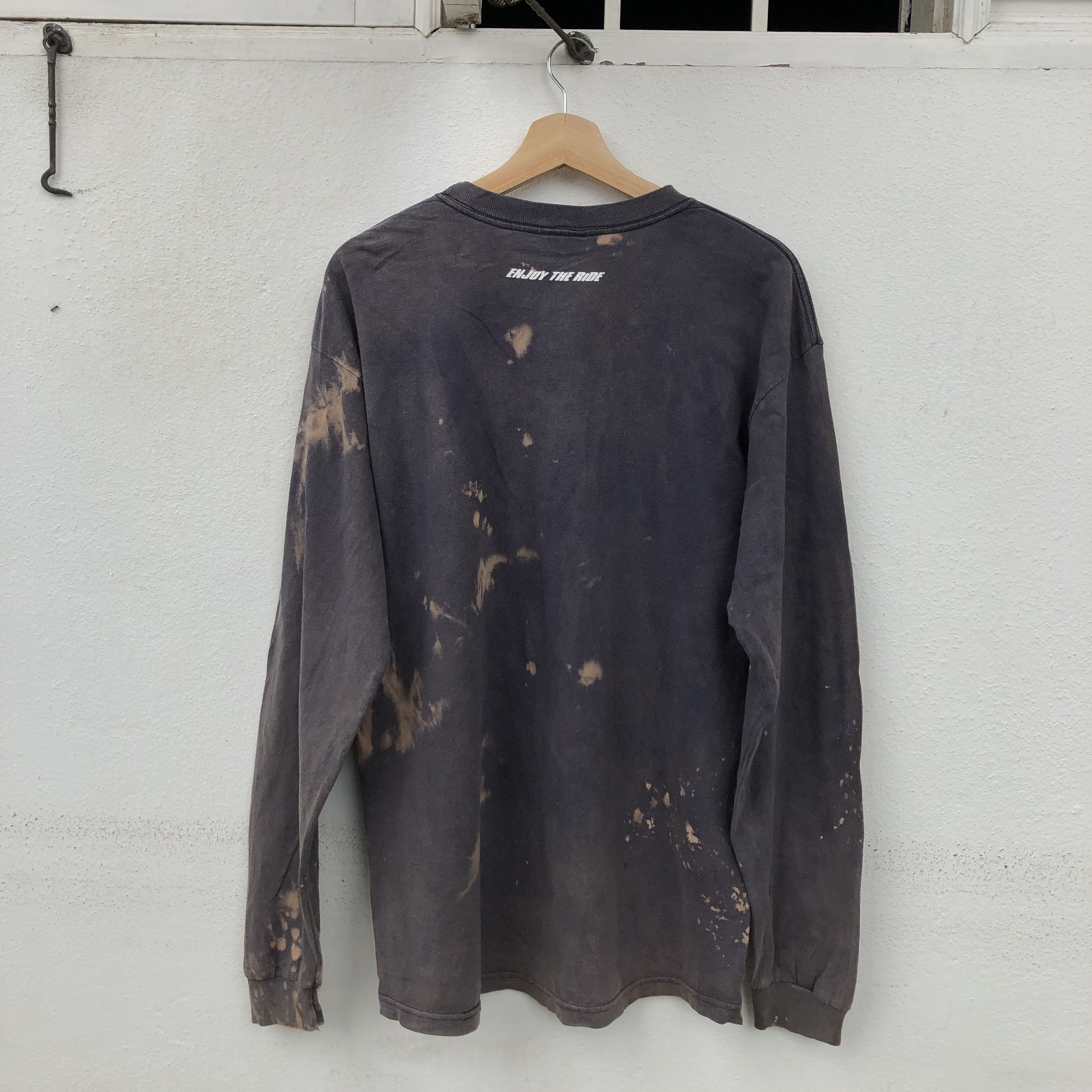 Vintage VINTAGE ENJOY THE RIDE CENTRE LOGO ACID WASH Size US L / EU 52-54 / 3 - 4 Thumbnail