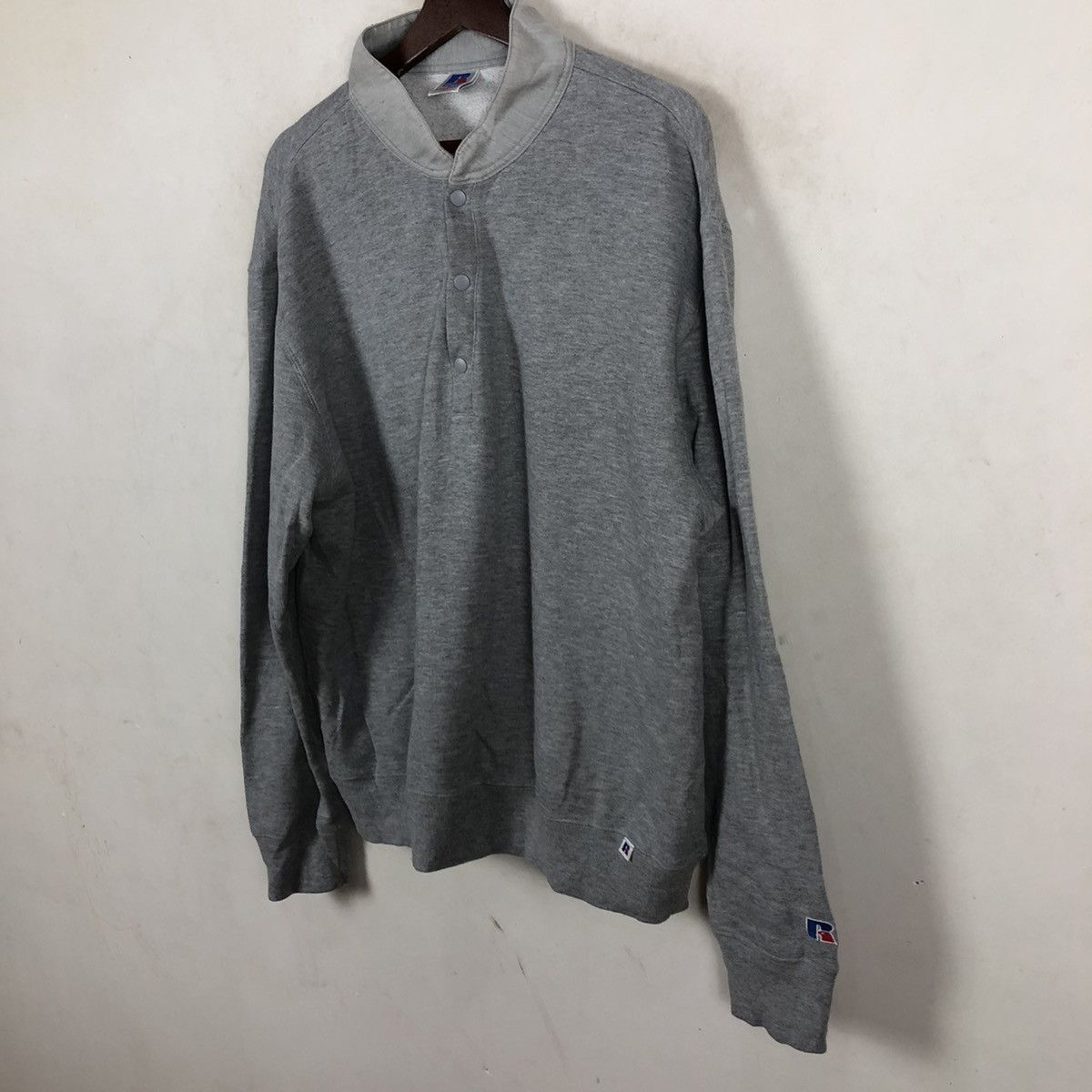 Russell Athletic VINTAGE RUSSELL ATHLETIC BUTTON SWEATSHIRT Size US L / EU 52-54 / 3 - 2 Thumbnail
