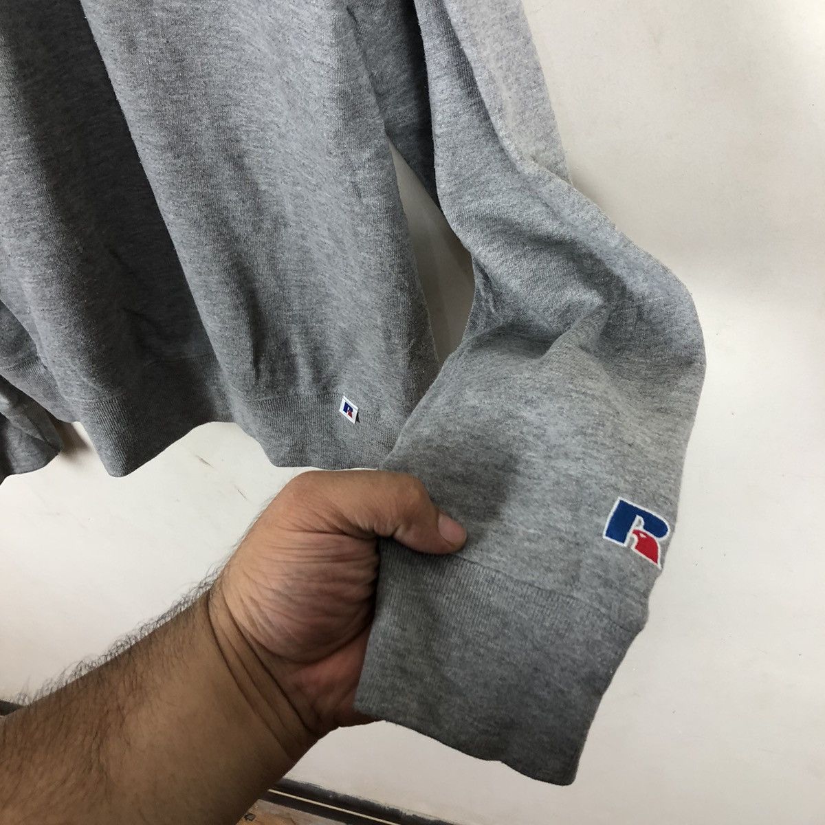 Russell Athletic VINTAGE RUSSELL ATHLETIC BUTTON SWEATSHIRT Size US L / EU 52-54 / 3 - 6 Thumbnail