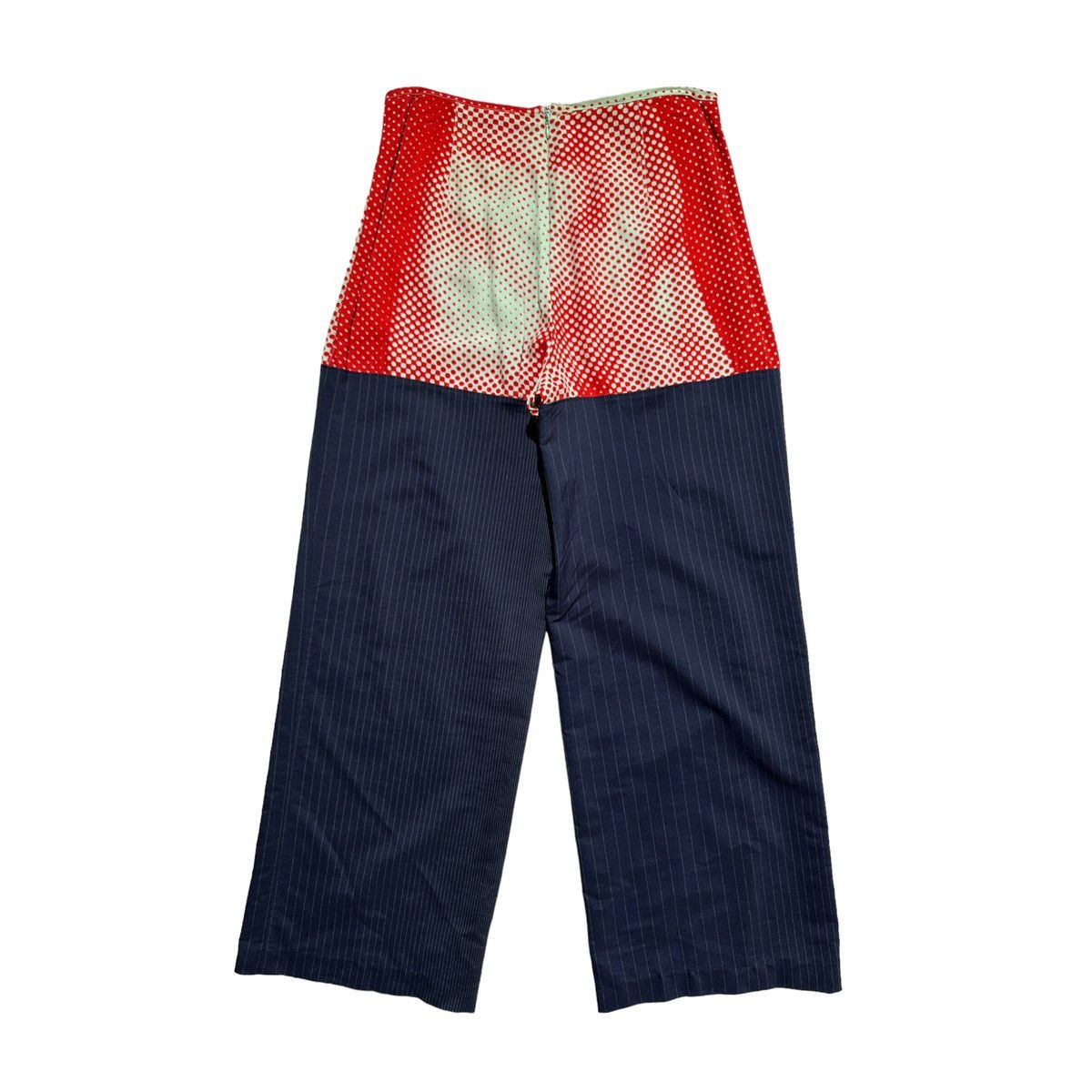 Jean Paul Gaultier 1996 Cyberdot illusion pinstripe panel pant Size US 30 / EU 46 - 3 Thumbnail