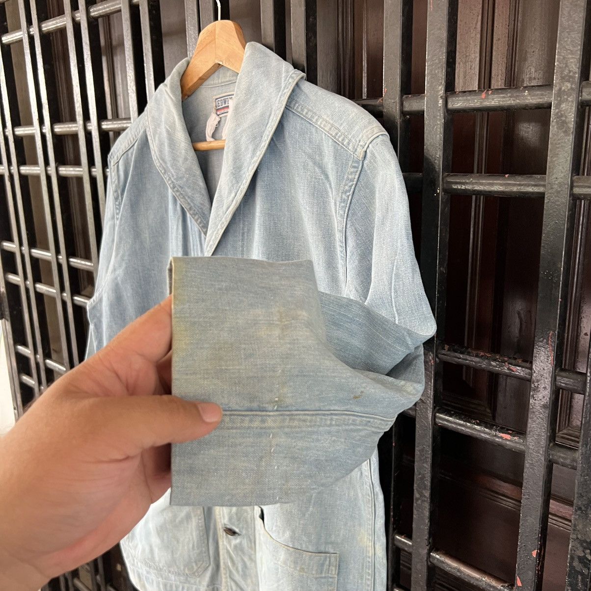 Japanese Brand DENIM JACKET EDWIN DOUBLE BREAST Size US L / EU 52-54 / 3 - 6 Thumbnail