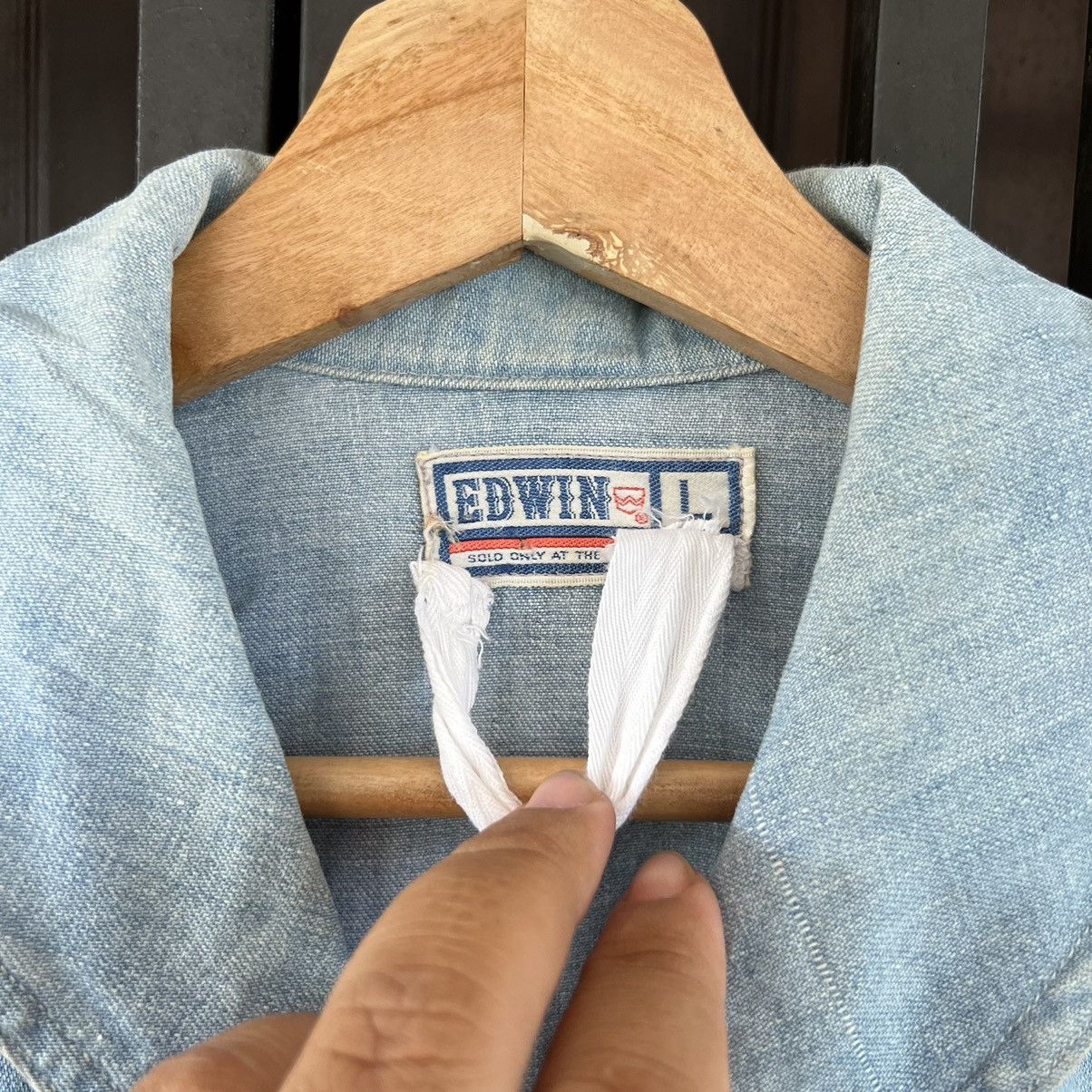 Japanese Brand DENIM JACKET EDWIN DOUBLE BREAST Size US L / EU 52-54 / 3 - 7 Thumbnail