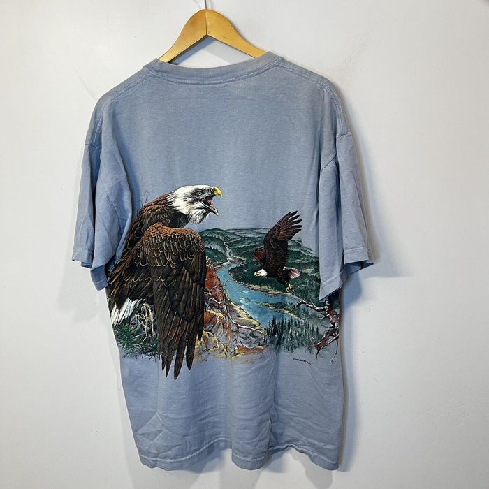 Vintage VTG 80s Habitat XCIV Eagle Print T-Shirt Single Stitch | Grailed