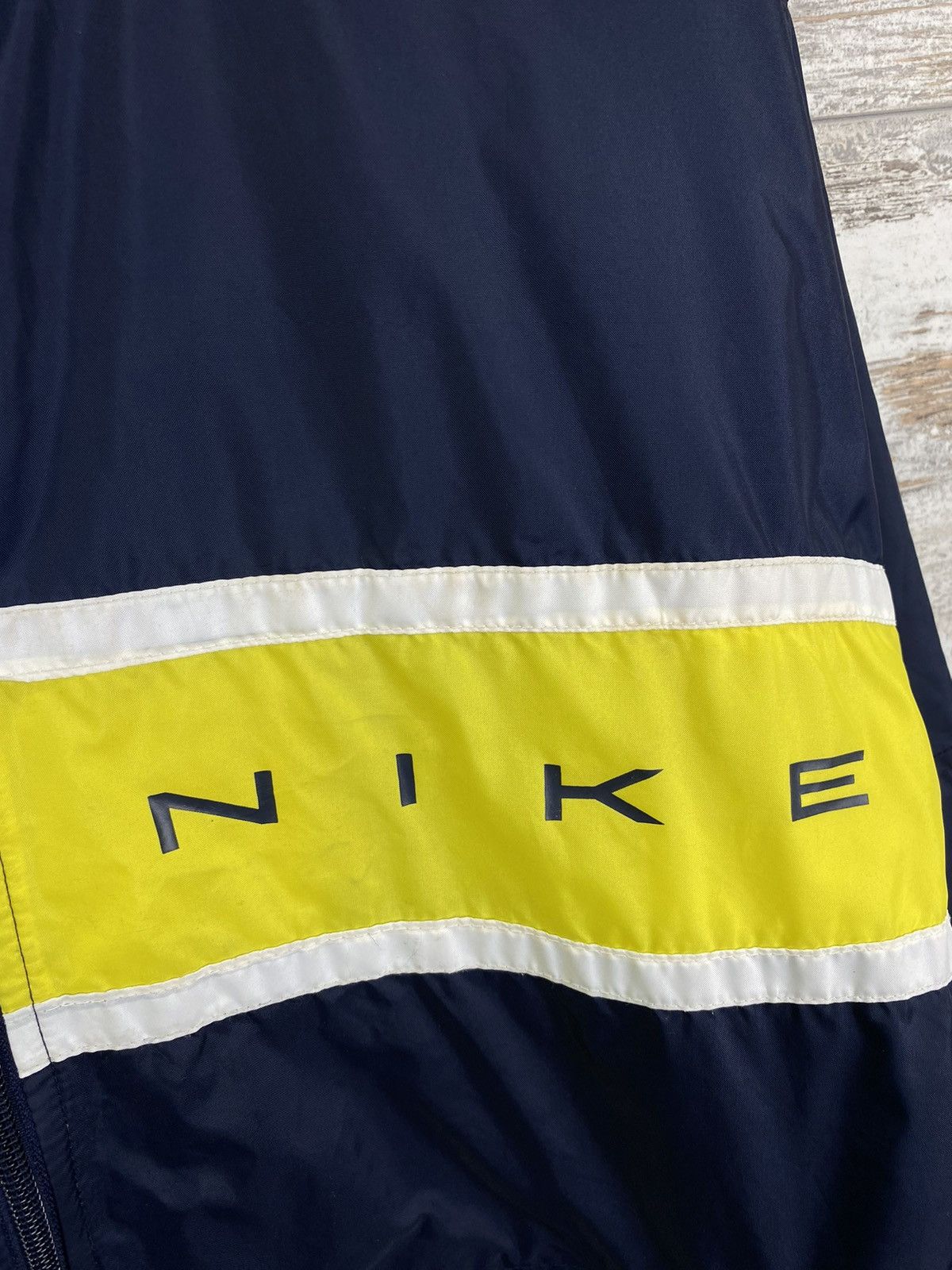 Nike × Vintage Mens Vintage Nike swoosh track jacket drill sweatshirt y2k Size US M / EU 48-50 / 2 - 6 Thumbnail