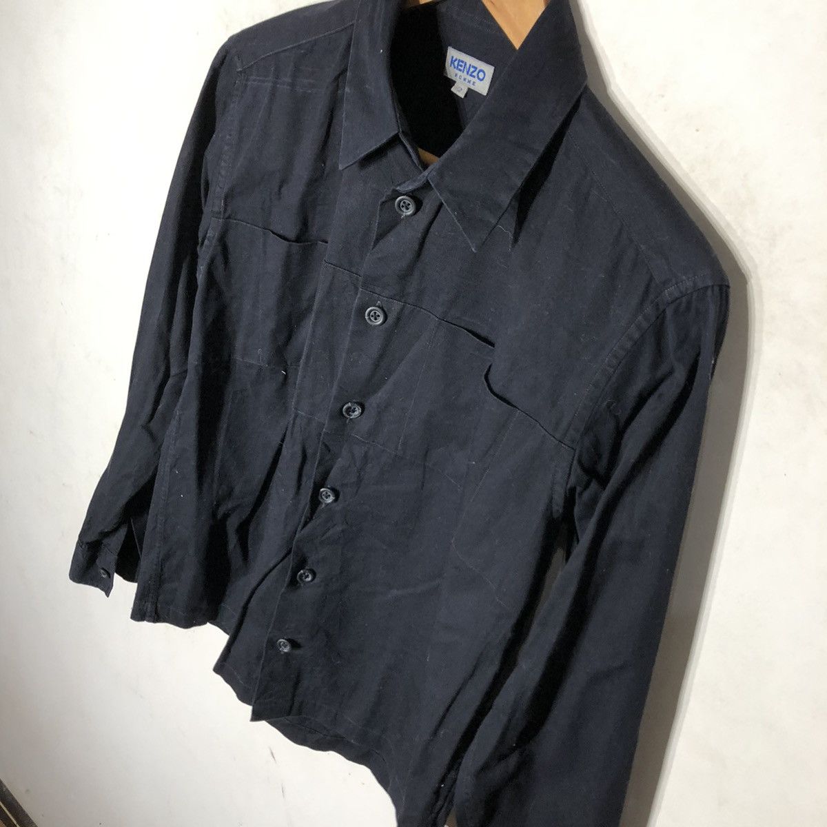 Japanese Brand × Kenzo PATCH WORK BUTTON UPS KENZO HOMME Size US M / EU 48-50 / 2 - 3 Thumbnail