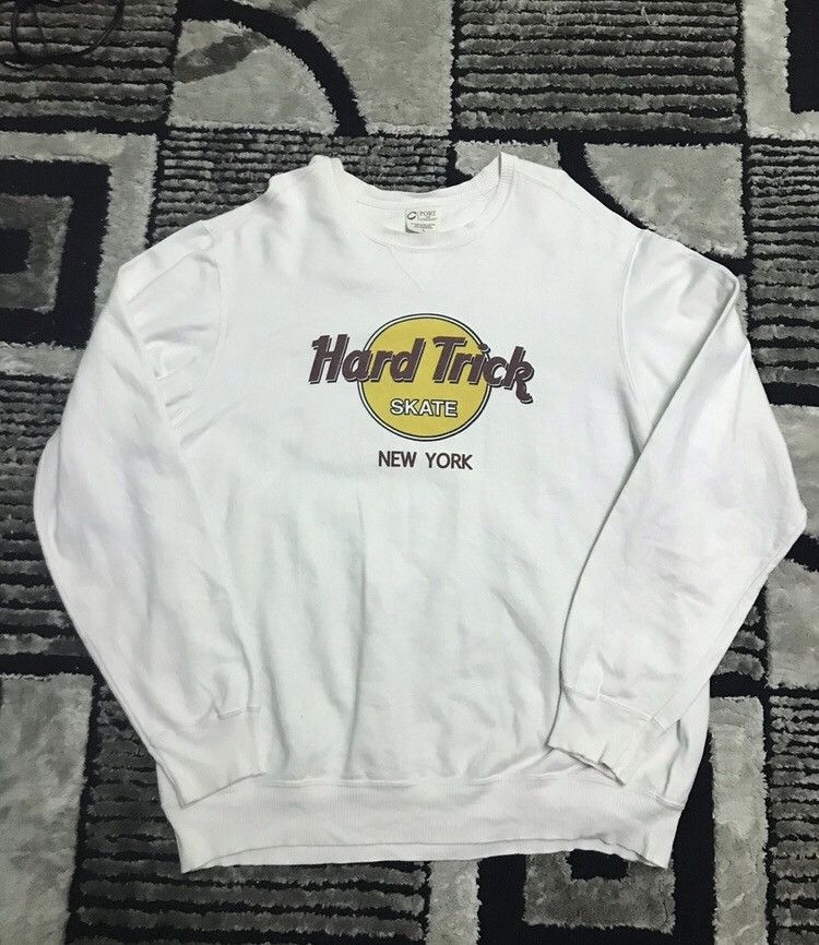 Japanese Brand Hard trick skate sweatshirt Size US L / EU 52-54 / 3 - 2 Thumbnail