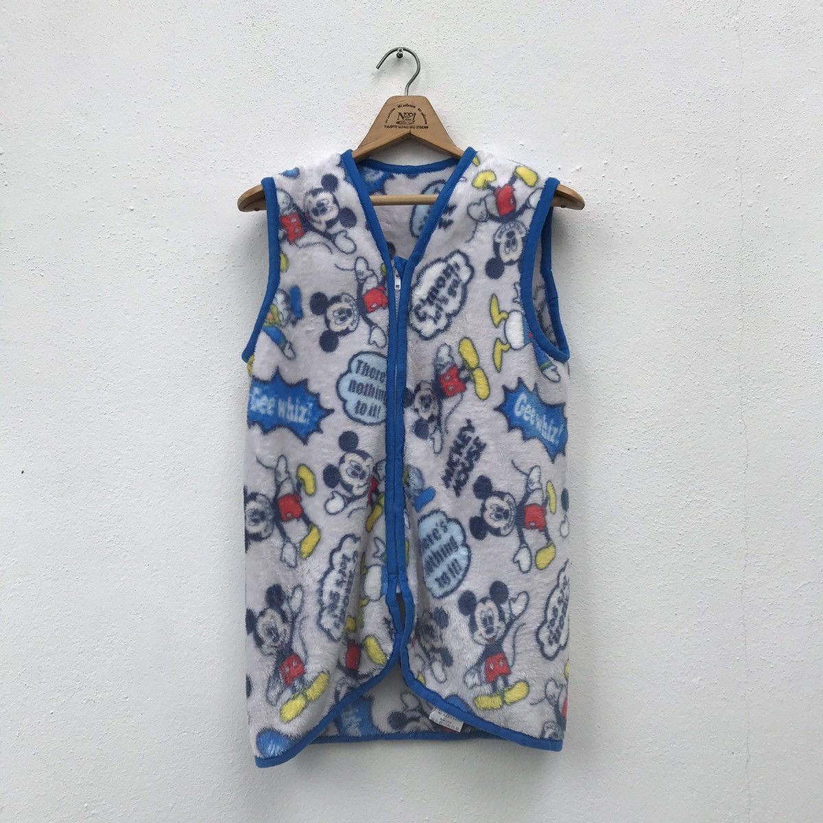 Cartoon Network Mickey Mouse Disney Big Logo Tank Top Sleeveless Fleece Size US S / EU 44-46 / 1 - 2 Thumbnail