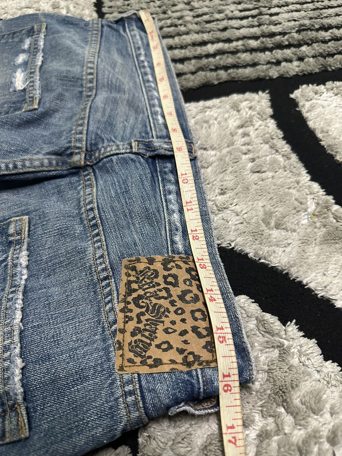 Hysteric Glamour 32x26 Vintage Rna distressed denim jeans Size US 32 / EU 48 - 11 Thumbnail