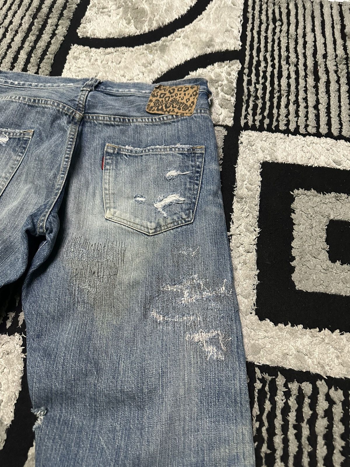 Hysteric Glamour 32x26 Vintage Rna distressed denim jeans Size US 32 / EU 48 - 9 Thumbnail