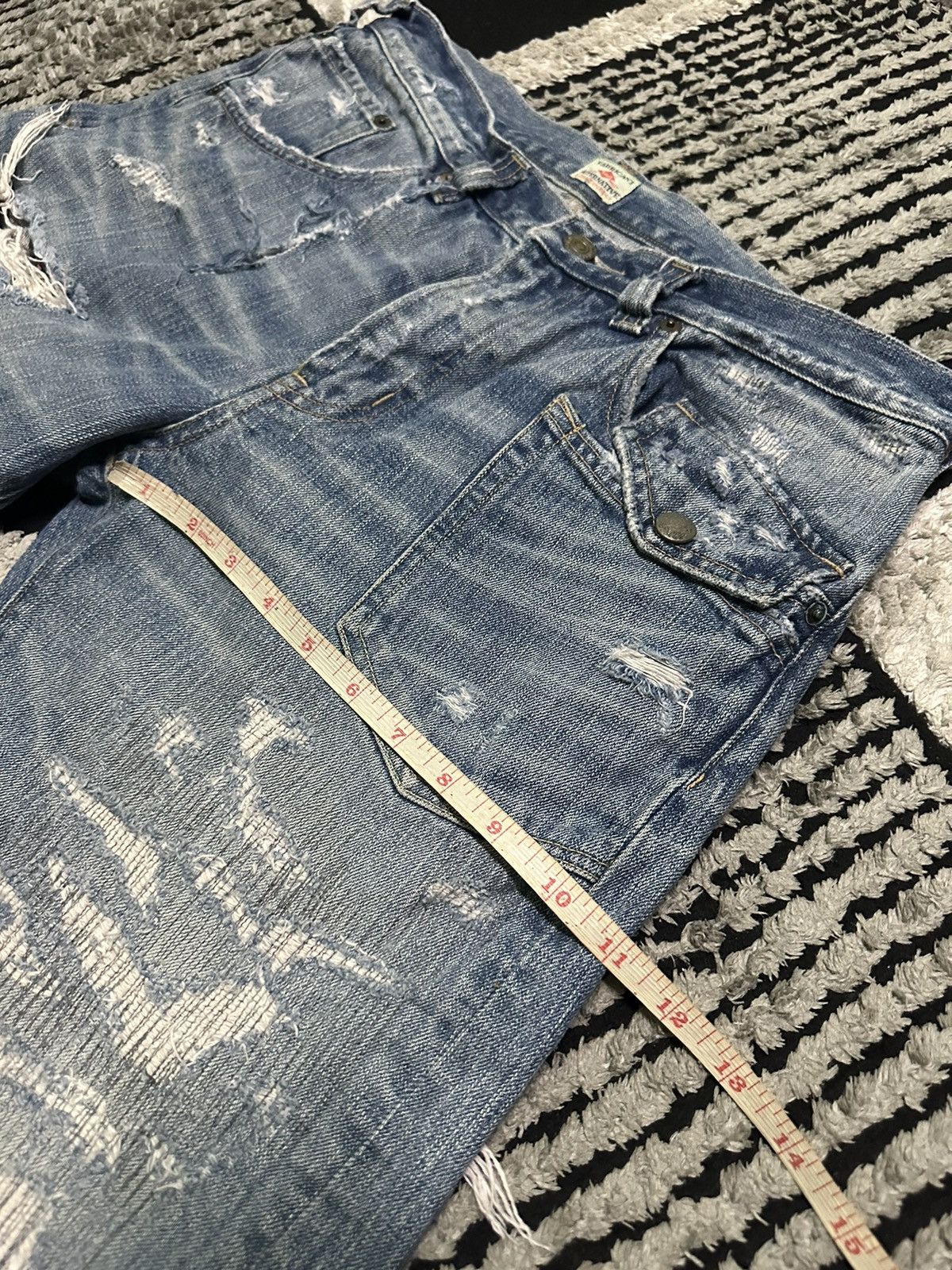 Hysteric Glamour 32x26 Vintage Rna distressed denim jeans Size US 32 / EU 48 - 16 Thumbnail