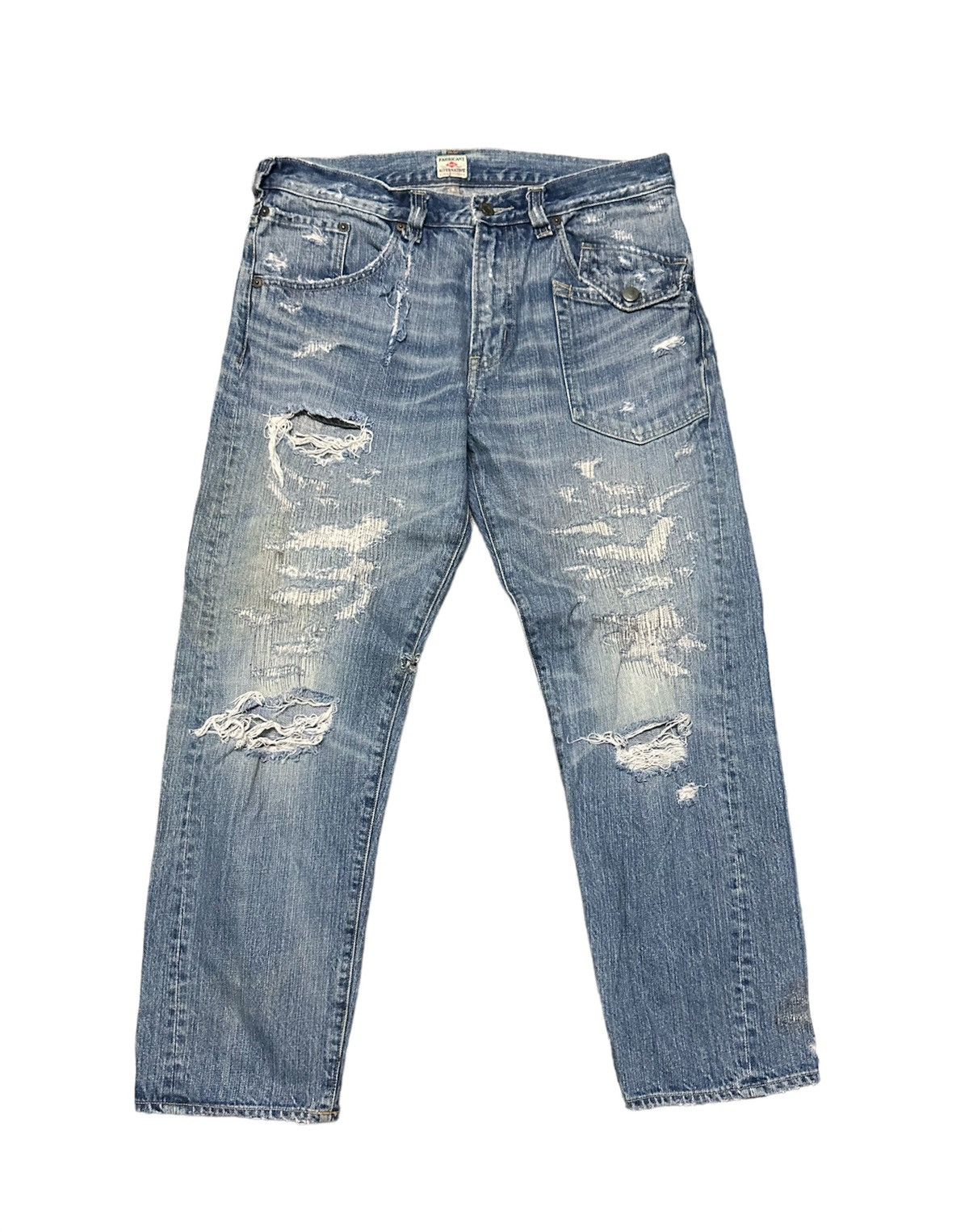 Hysteric Glamour 32x26 Vintage Rna distressed denim jeans Size US 32 / EU 48 - 1 Thumbnail