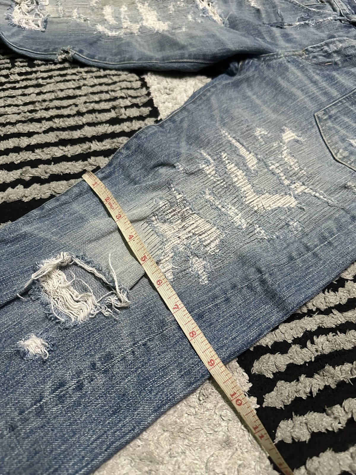 Hysteric Glamour 32x26 Vintage Rna distressed denim jeans Size US 32 / EU 48 - 15 Thumbnail