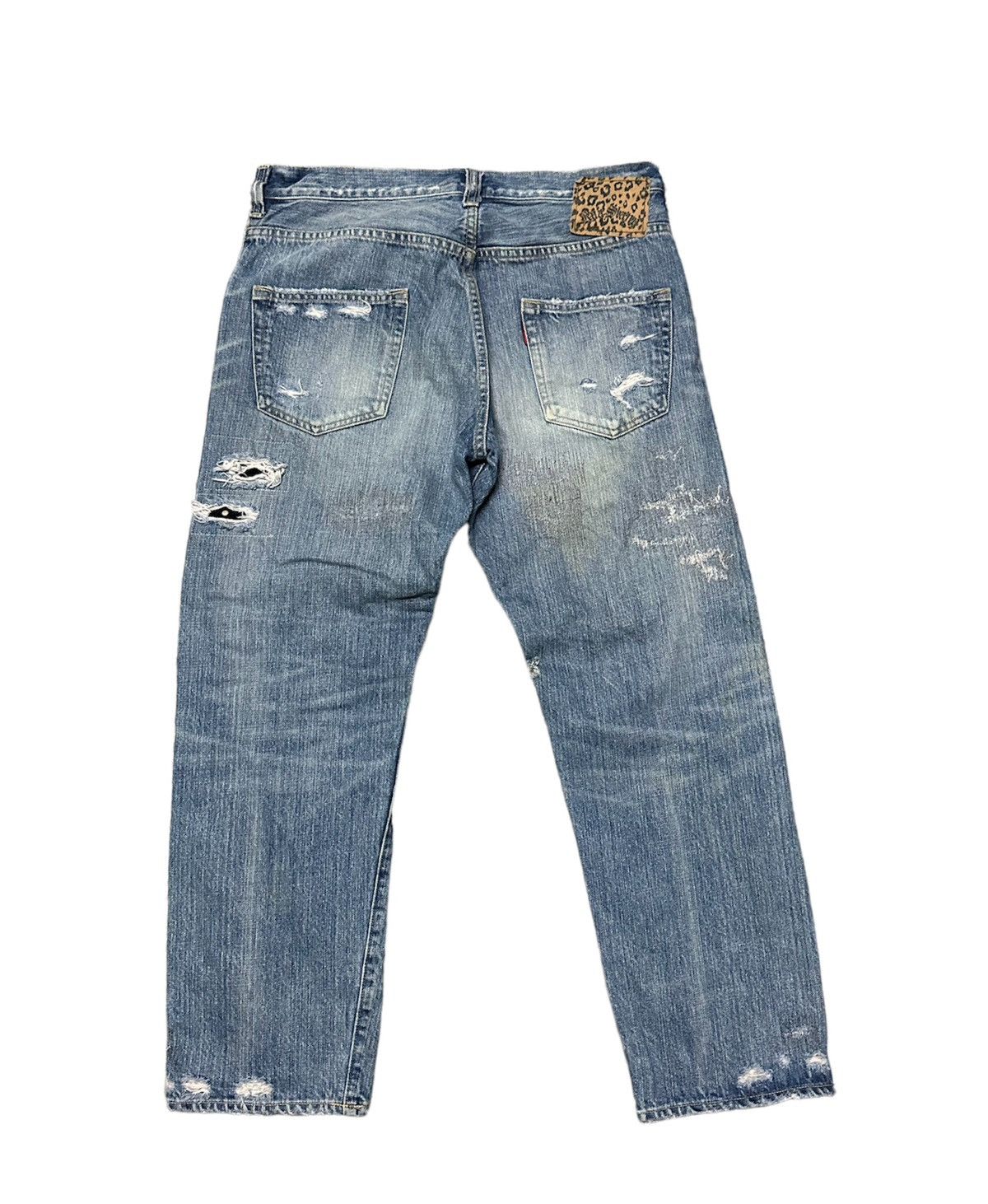 Hysteric Glamour 32x26 Vintage Rna distressed denim jeans Size US 32 / EU 48 - 2 Thumbnail