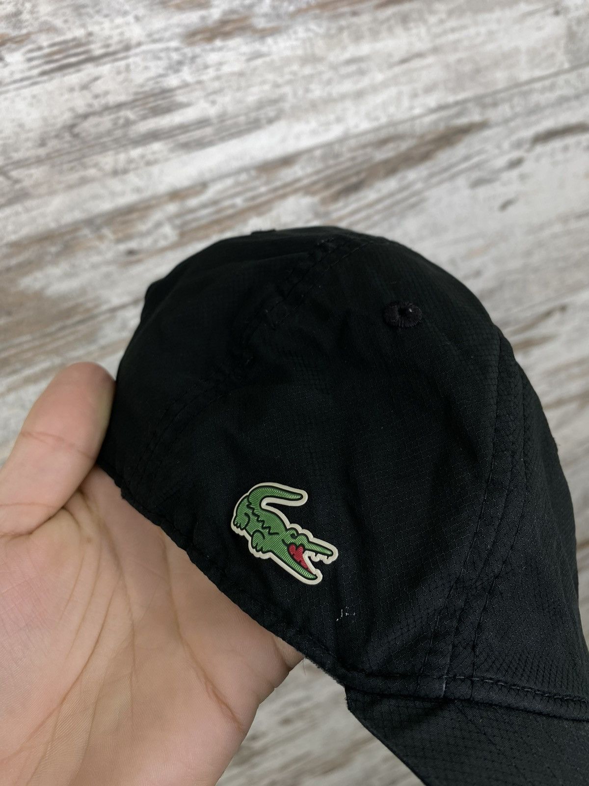 Lacoste × Vintage Mens Vintage Lacoste sport Cap distressed hats rare y2k Size ONE SIZE - 2 Thumbnail