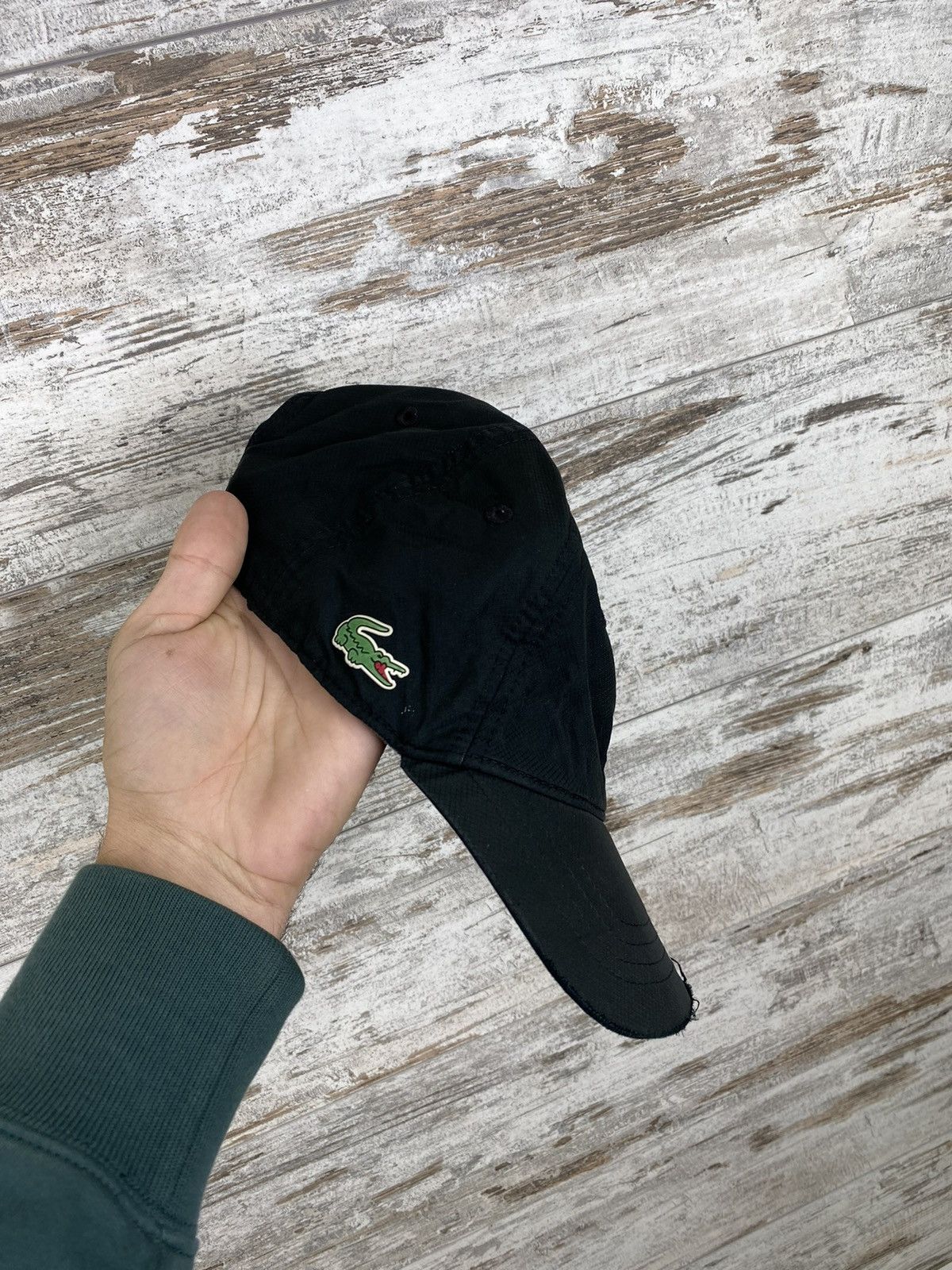 Lacoste × Vintage Mens Vintage Lacoste sport Cap distressed hats rare y2k Size ONE SIZE - 1 Thumbnail