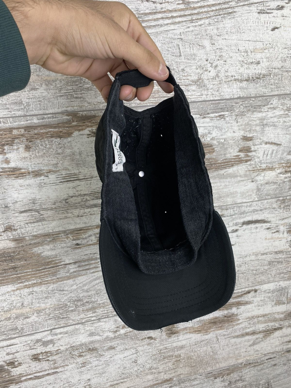 Lacoste × Vintage Mens Vintage Lacoste sport Cap distressed hats rare y2k Size ONE SIZE - 8 Thumbnail