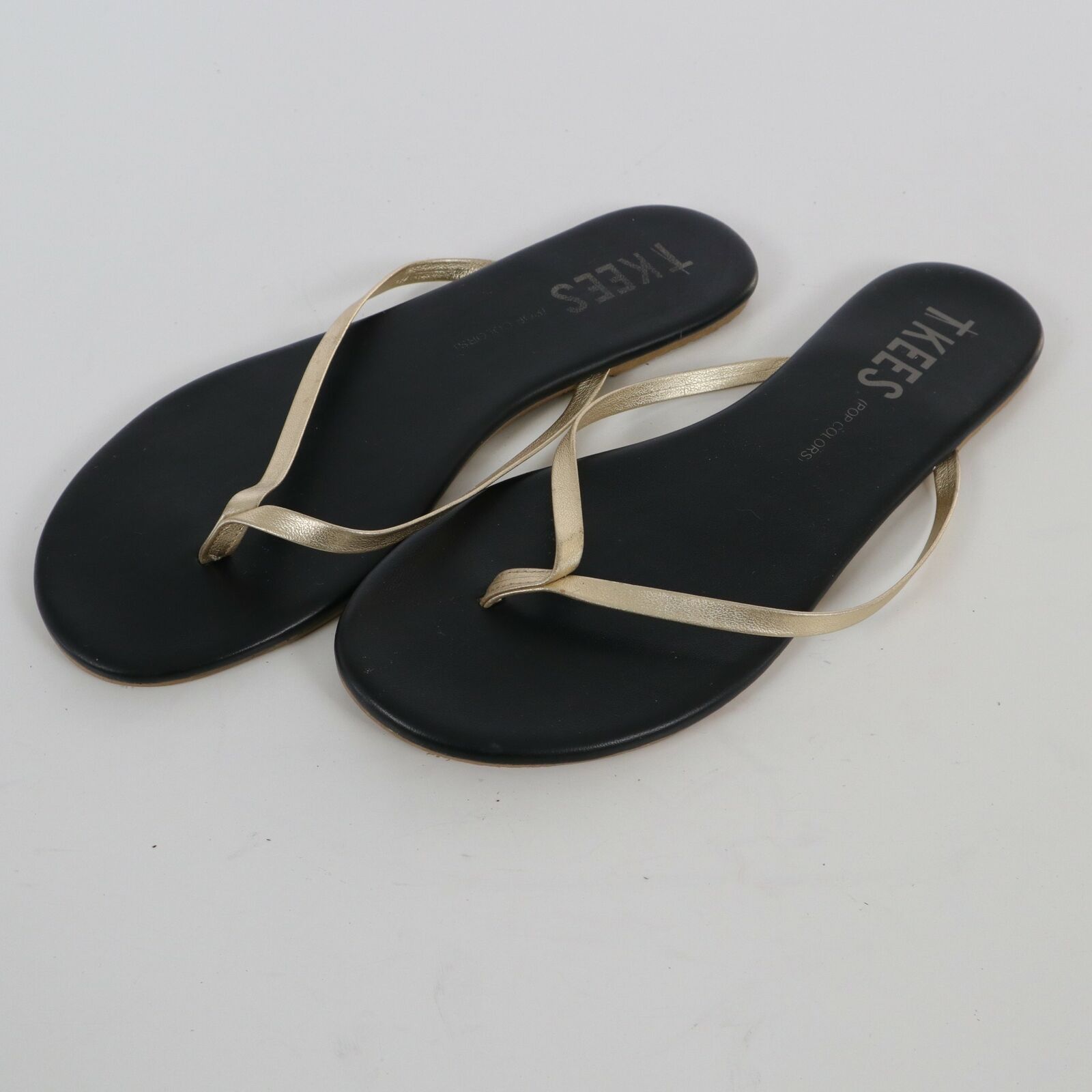 Vintage TKEES Flip Flops Slides Thong Sandals Womens 10 Leather ...