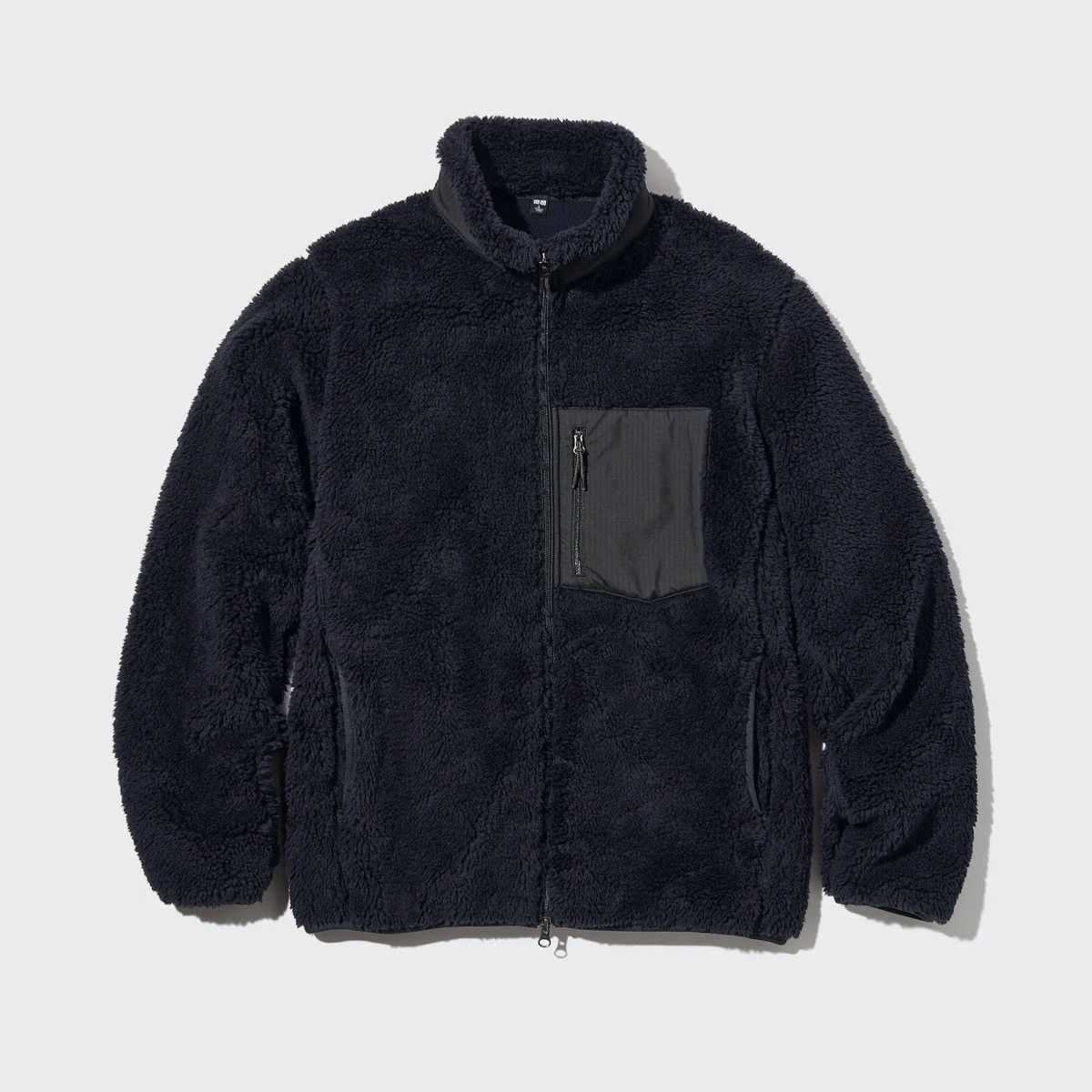 Japanese Brand Uniqlo Fleece Black Jacket Size US L / EU 52-54 / 3 - 2 Thumbnail