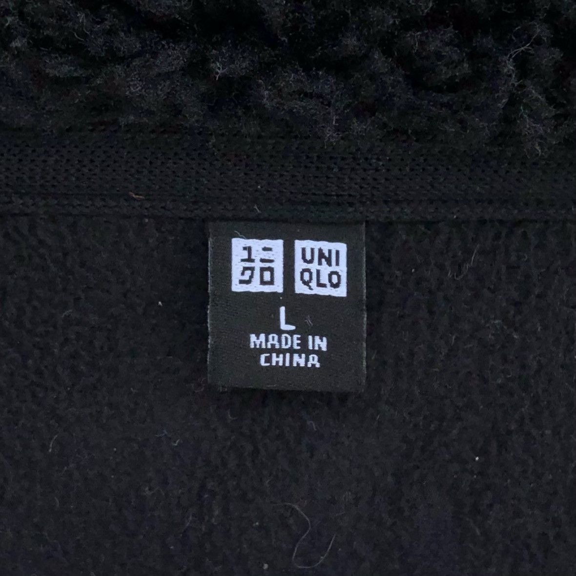 Japanese Brand Uniqlo Fleece Black Jacket Size US L / EU 52-54 / 3 - 11 Thumbnail