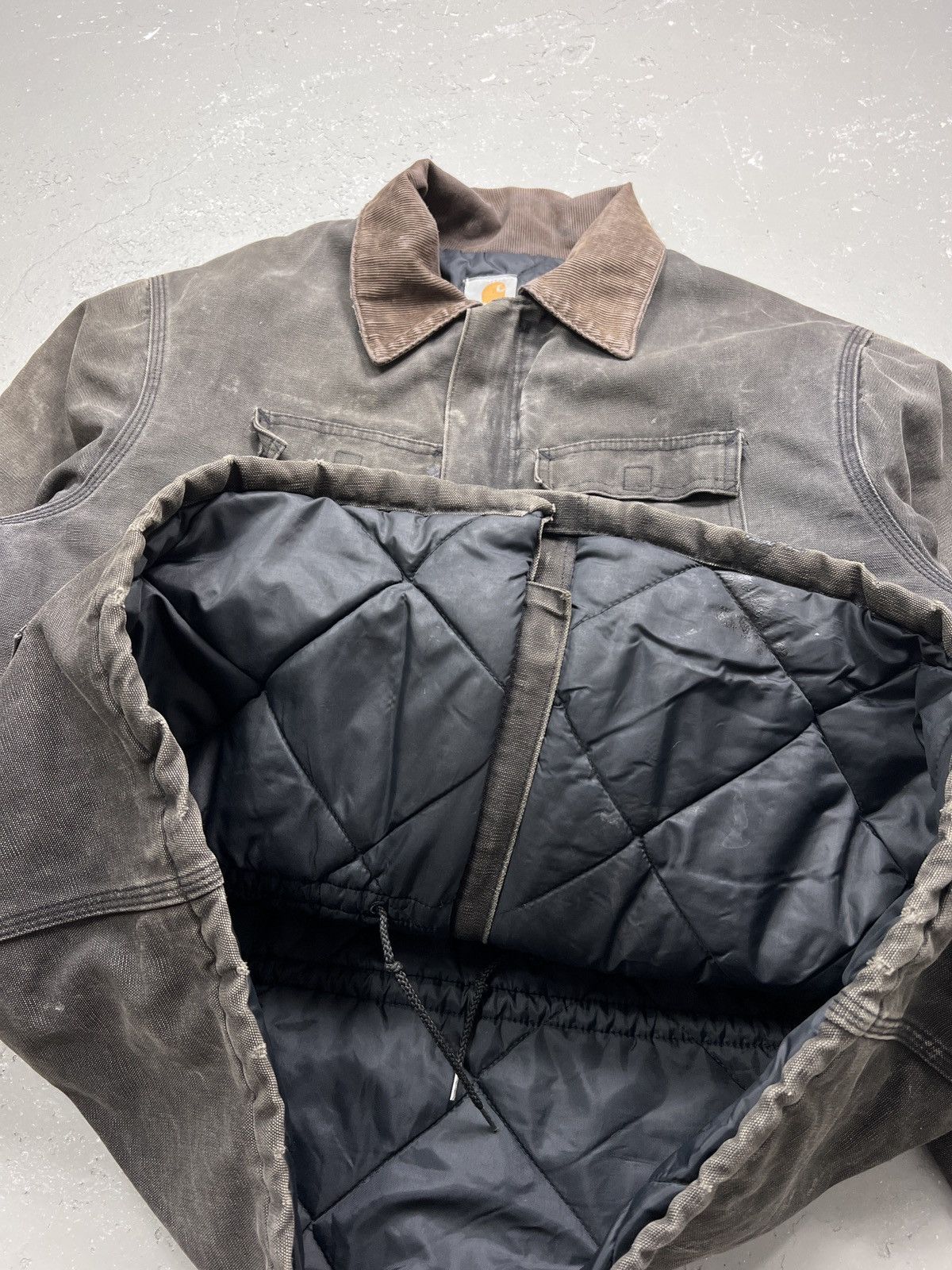 Carhartt × Vintage Vintage Carhartt Detroit Jacket Size XL Faded Black Size US XL / EU 56 / 4 - 8 Thumbnail