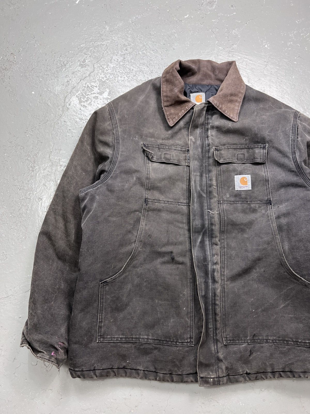 Carhartt × Vintage Vintage Carhartt Detroit Jacket Size XL Faded Black Size US XL / EU 56 / 4 - 5 Thumbnail