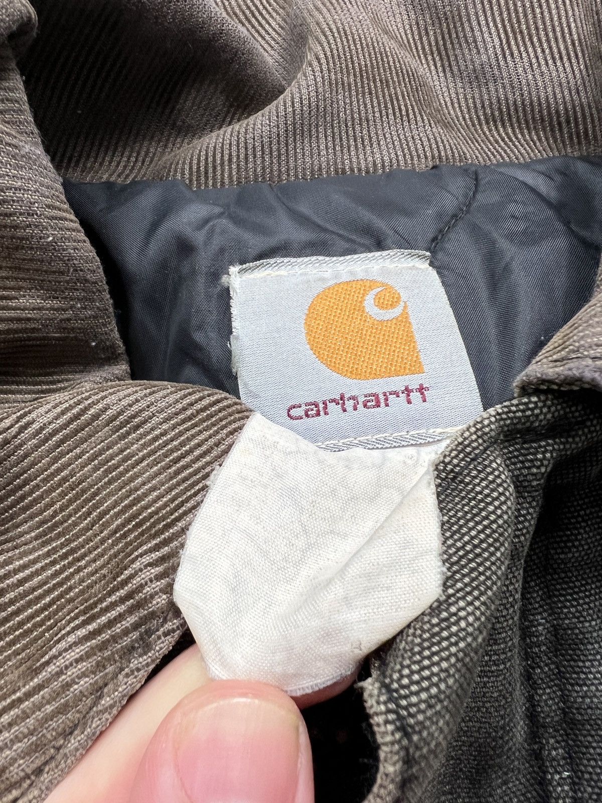 Carhartt × Vintage Vintage Carhartt Detroit Jacket Size XL Faded Black Size US XL / EU 56 / 4 - 4 Thumbnail