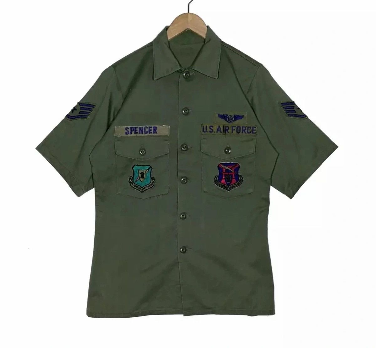 Vintage vintage Us Airforce uniform military fashion Size US M / EU 48-50 / 2 - 1 Thumbnail
