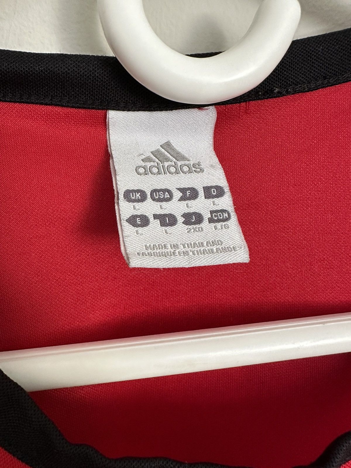 Adidas × Vintage Vintage Adidas 2005 German Football Soccer striped t-shirt Size US L / EU 52-54 / 3 - 5 Thumbnail
