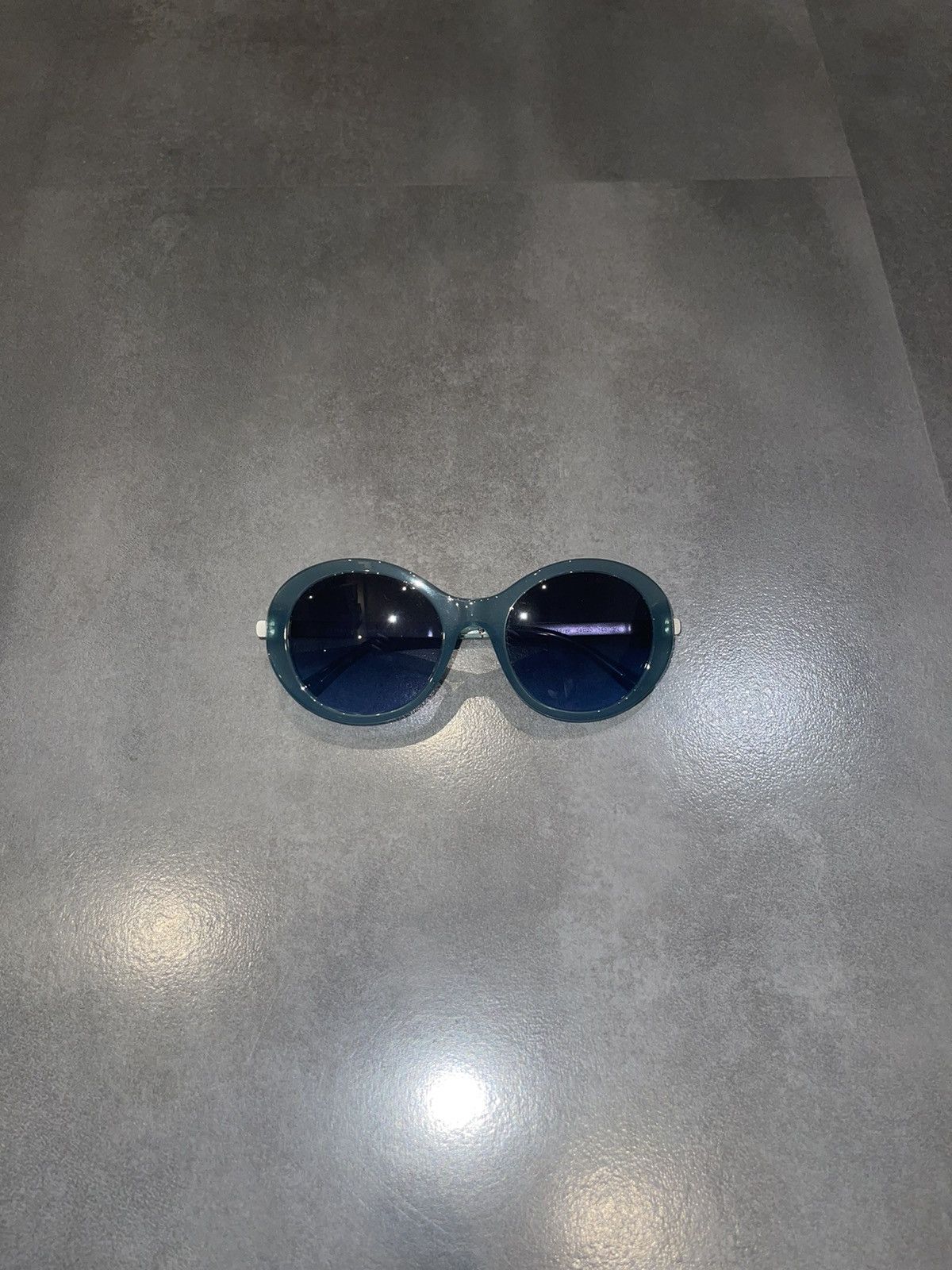 Armani × Emporio Armani × Giorgio Armani Giorgio Armani AR8012 5034/8F Silver Blue Sunglasses Size ONE SIZE - 4 Thumbnail