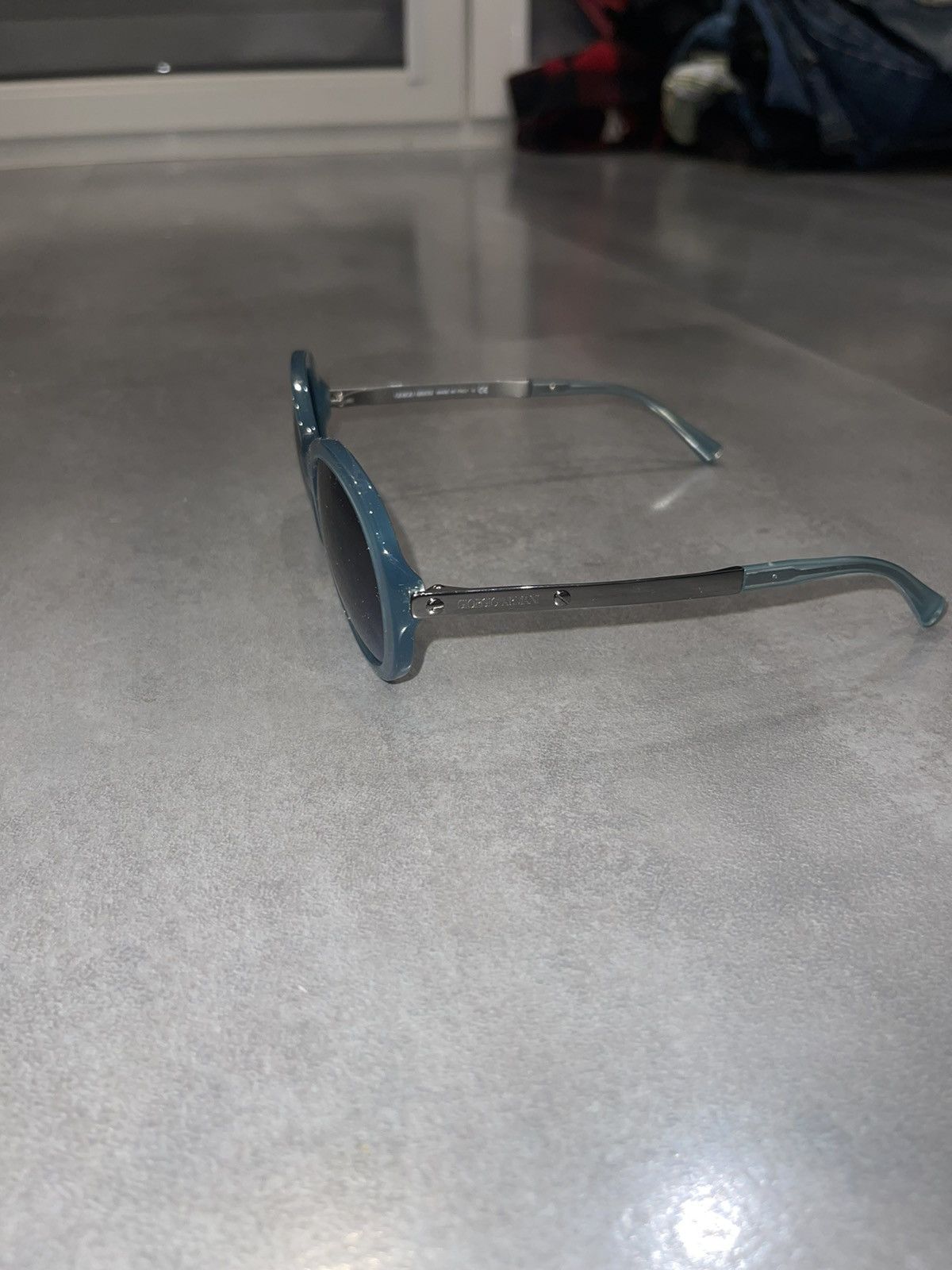 Armani × Emporio Armani × Giorgio Armani Giorgio Armani AR8012 5034/8F Silver Blue Sunglasses Size ONE SIZE - 6 Thumbnail