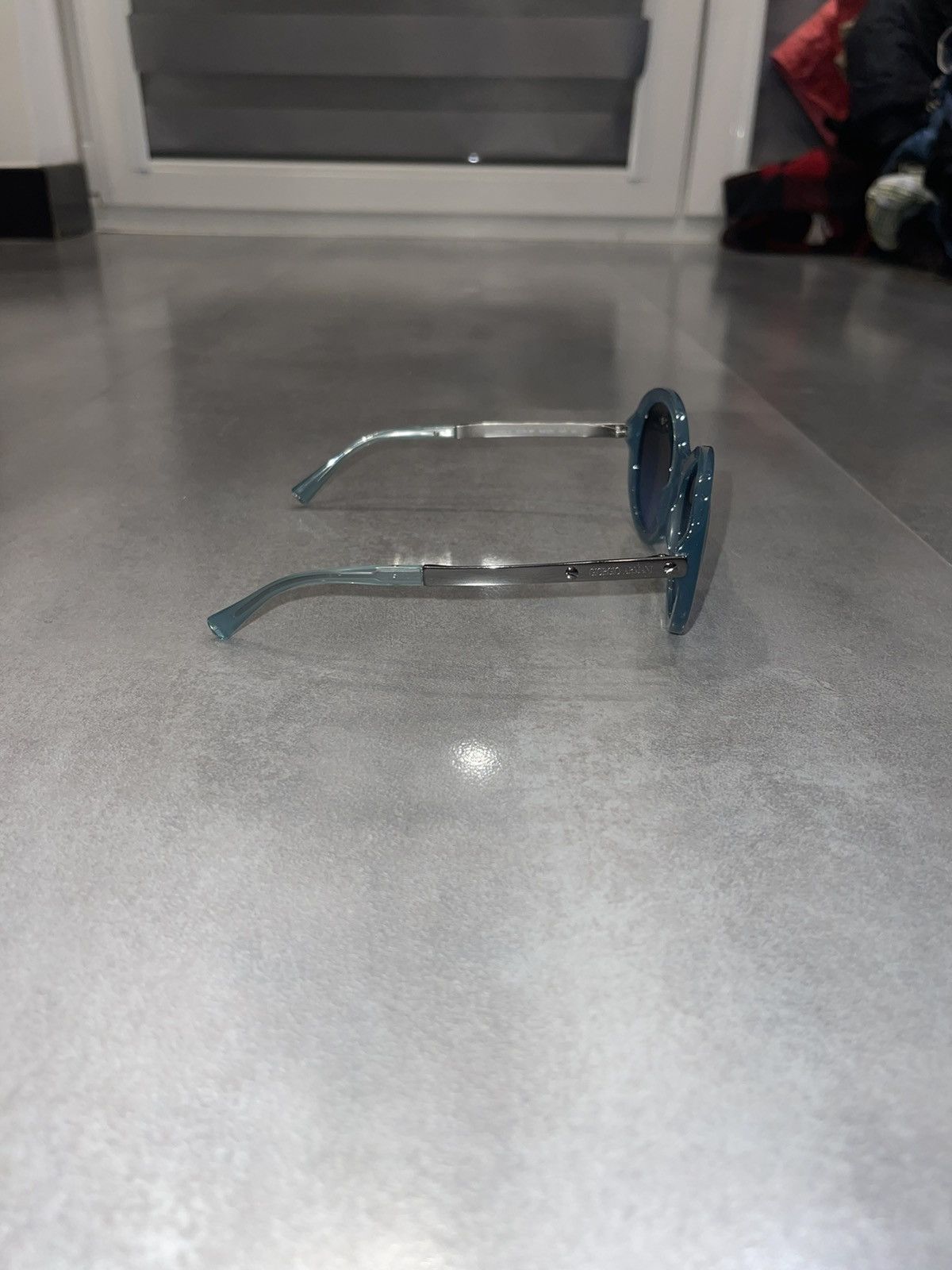 Armani × Emporio Armani × Giorgio Armani Giorgio Armani AR8012 5034/8F Silver Blue Sunglasses Size ONE SIZE - 7 Thumbnail