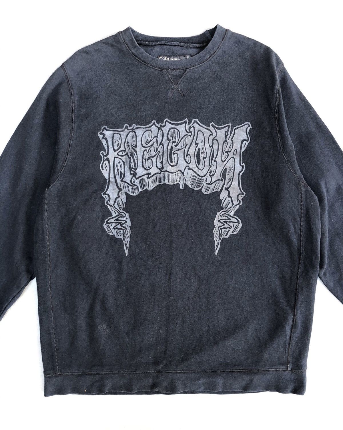 Japanese Brand × Recon Vintage Streetwear Recon Spellout Sweatshirt Size US L / EU 52-54 / 3 - 2 Thumbnail