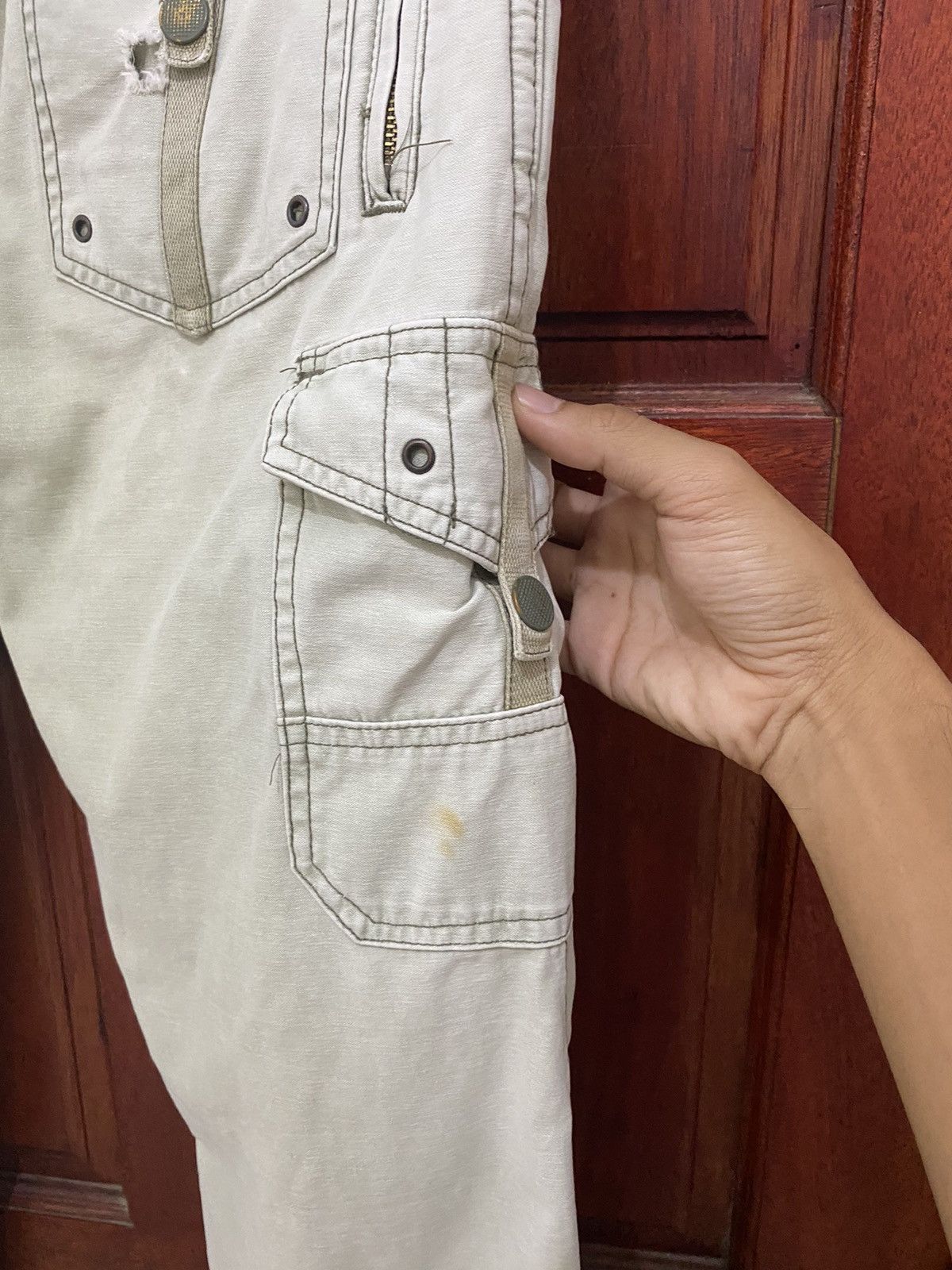 Stussy Stussy Outer Gear Military 7 Cargo Pocket Denim Pant Size US 30 / EU 46 - 8 Thumbnail
