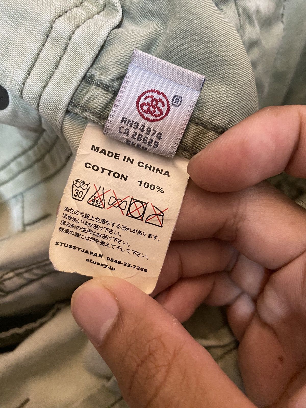 Stussy Stussy Outer Gear Military 7 Cargo Pocket Denim Pant Size US 30 / EU 46 - 10 Thumbnail