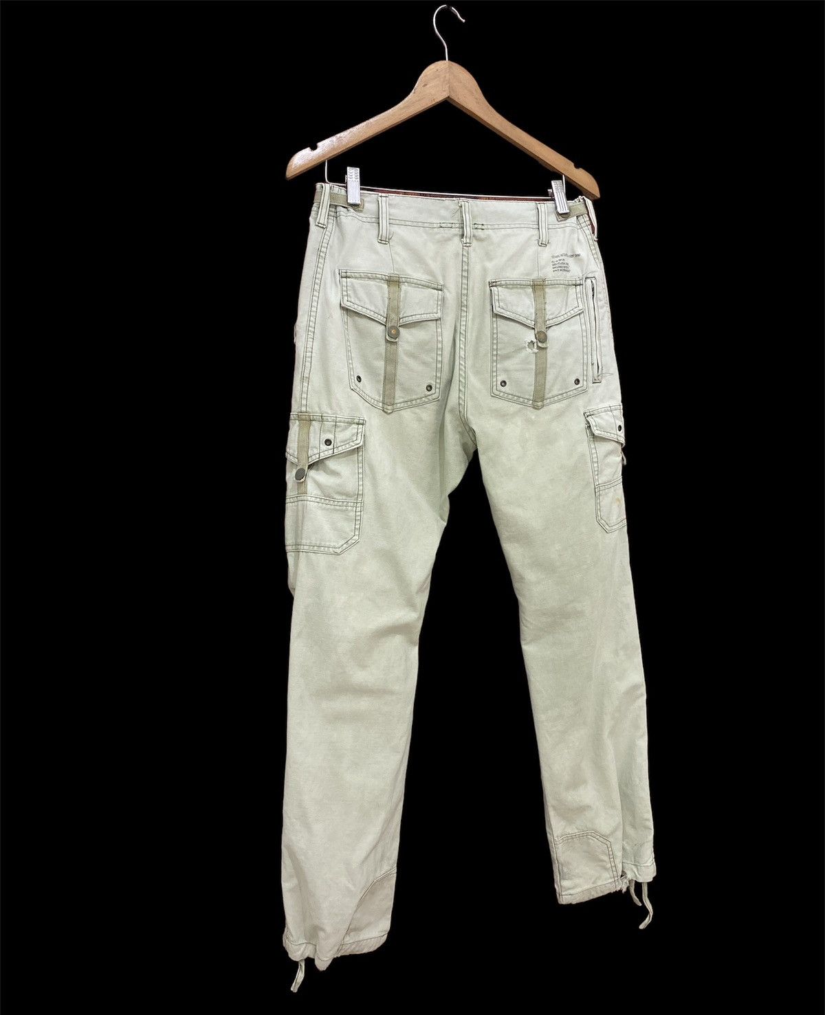 Stussy Stussy Outer Gear Military 7 Cargo Pocket Denim Pant Size US 30 / EU 46 - 2 Thumbnail