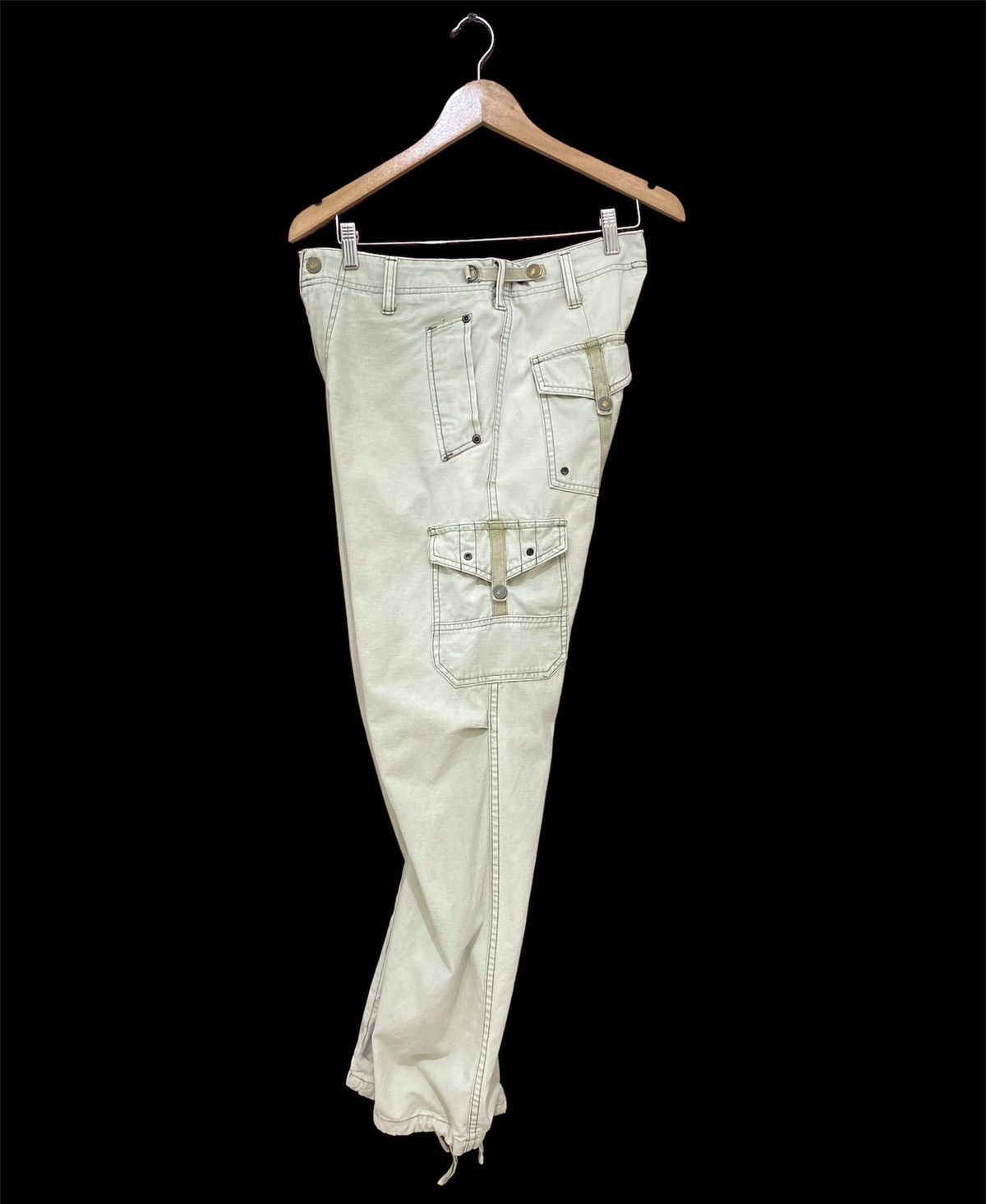 Stussy Stussy Outer Gear Military 7 Cargo Pocket Denim Pant Size US 30 / EU 46 - 3 Thumbnail