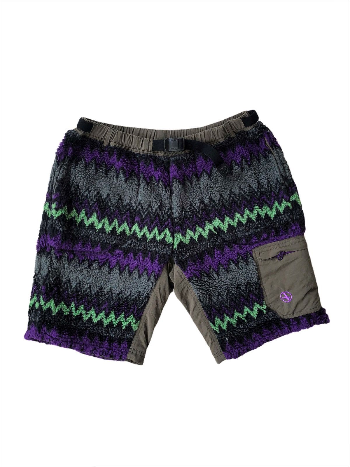 Aigle RARE🔥Aigle 🇯🇵 Navajo Aztec Color Fleece Shorts Size US 30 / EU 46 - 1 Thumbnail