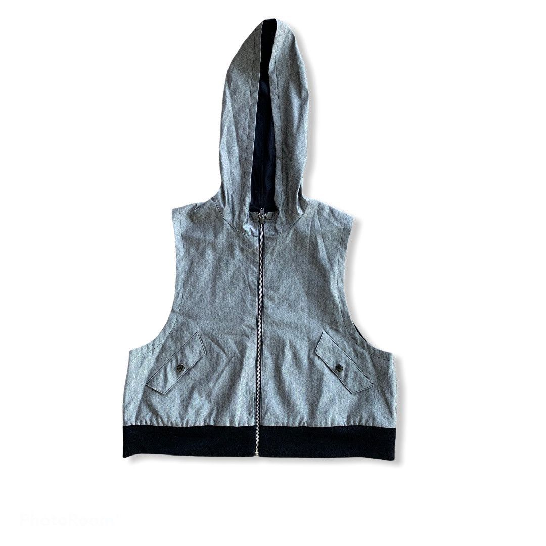 Christian Dior Monsieur Christian Dior Sport Sleveless Zip up Hoodie Jacket Size M / US 6-8 / IT 42-44 - 2 Thumbnail
