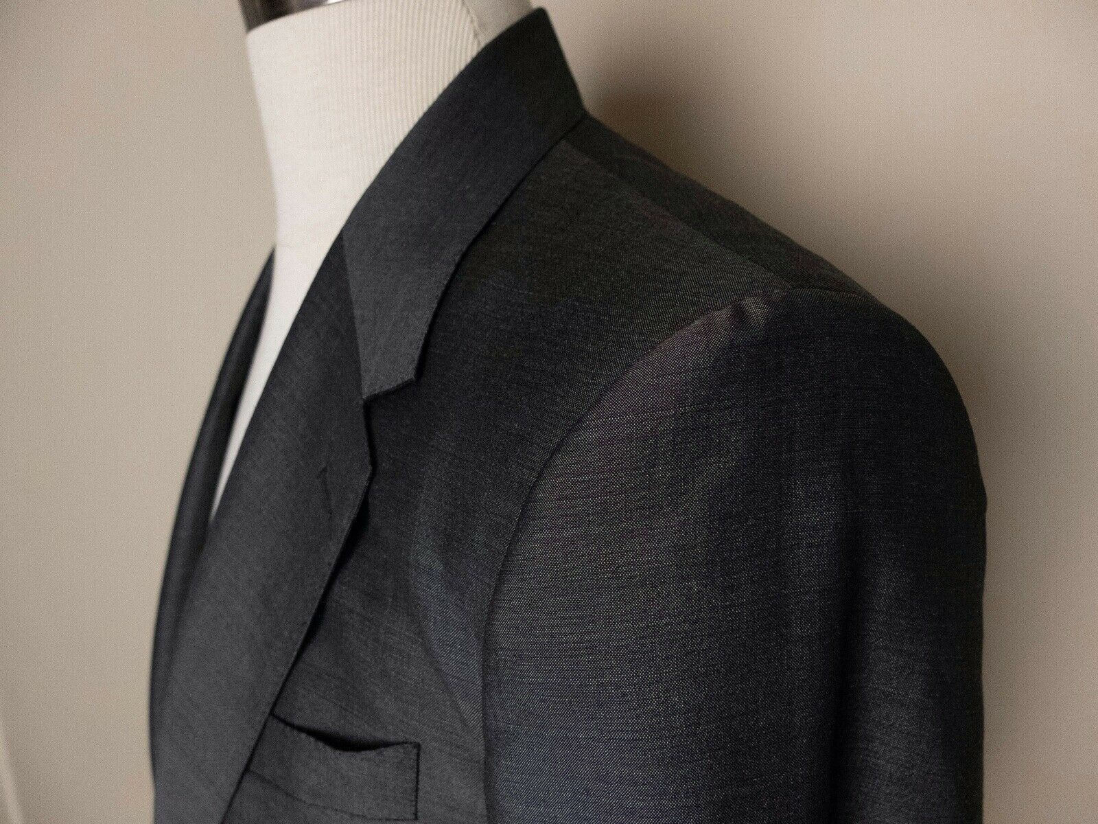 Dolce & Gabbana DOLCE & GABBANA gray wool silk blazer jacket 38 US / 48 EU Size 38R - 2 Thumbnail
