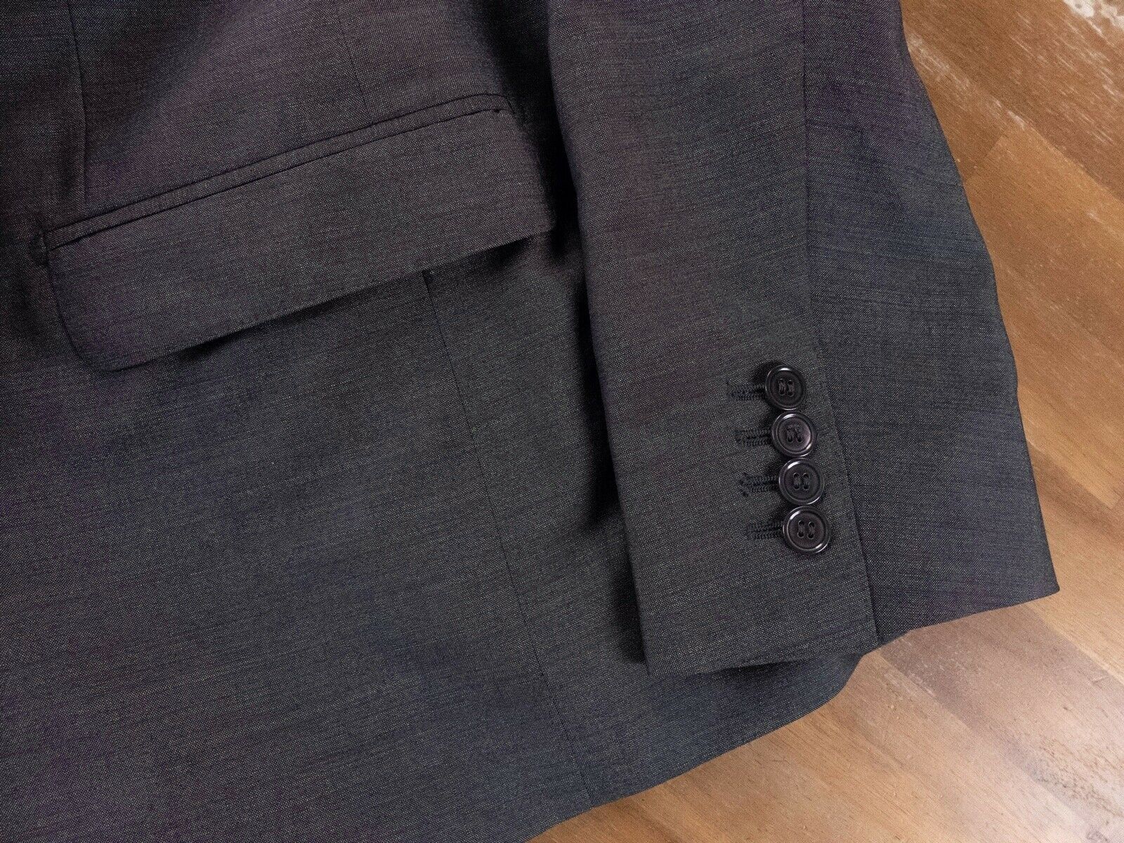 Dolce & Gabbana DOLCE & GABBANA gray wool silk blazer jacket 38 US / 48 EU Size 38R - 8 Thumbnail