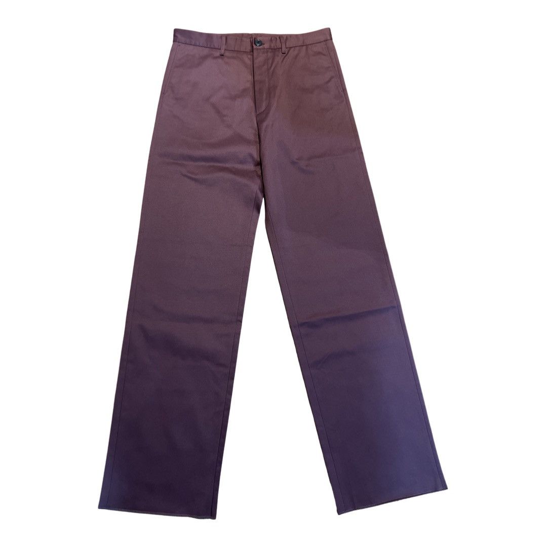 Balenciaga BALENCIAGA SS17 BNWT BURGUNDY SKATER PANTS Size US 32 / EU 48 - 3 Thumbnail