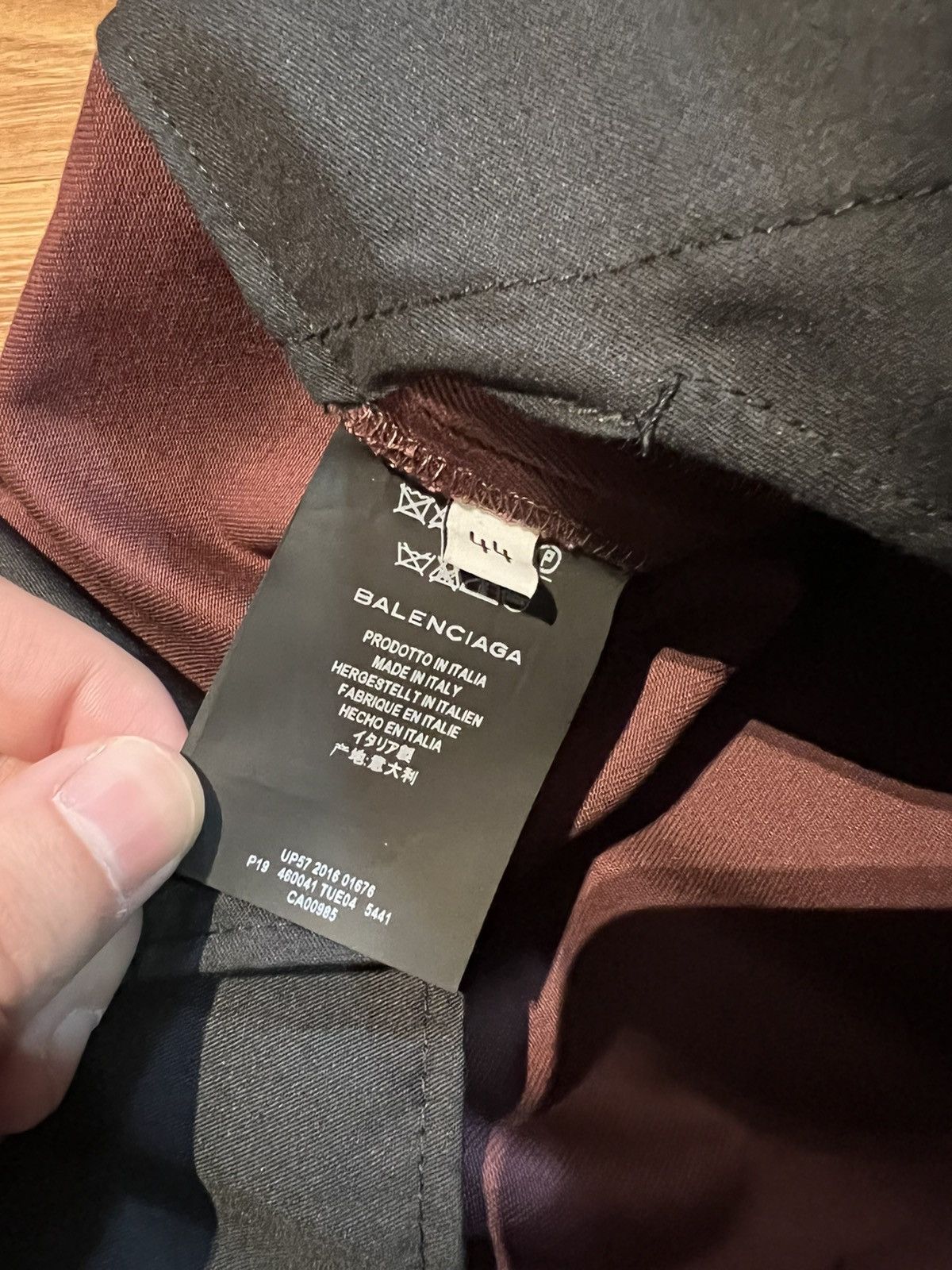 Balenciaga BALENCIAGA SS17 BNWT BURGUNDY SKATER PANTS Size US 32 / EU 48 - 7 Thumbnail
