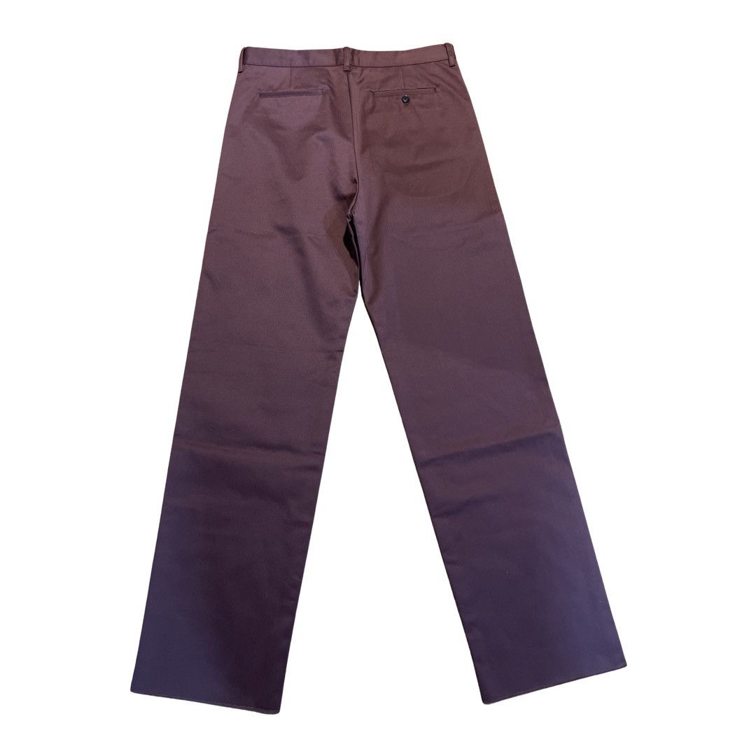 Balenciaga BALENCIAGA SS17 BNWT BURGUNDY SKATER PANTS Size US 32 / EU 48 - 4 Thumbnail