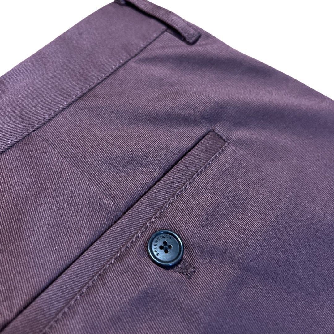 Balenciaga BALENCIAGA SS17 BNWT BURGUNDY SKATER PANTS Size US 32 / EU 48 - 8 Thumbnail
