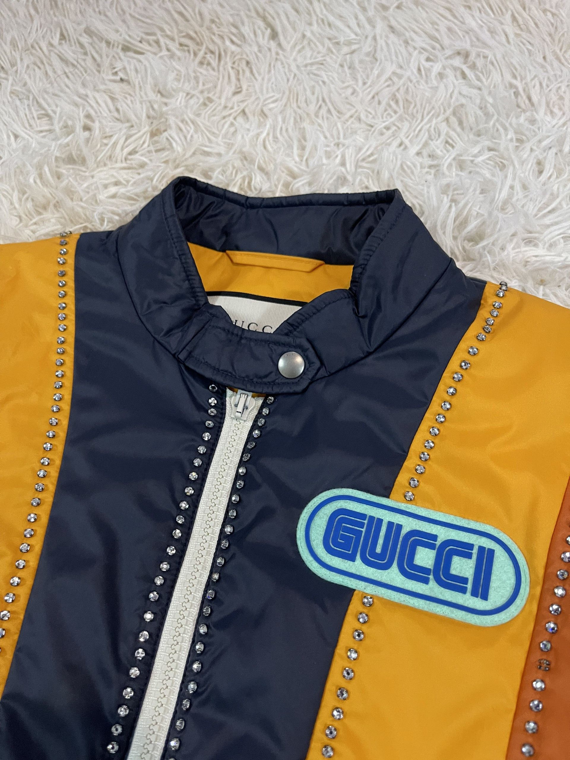 Gucci Gucci Crystal Embellised "Spiritismo" Riders Jacket Size US S / EU 44-46 / 1 - 5 Thumbnail