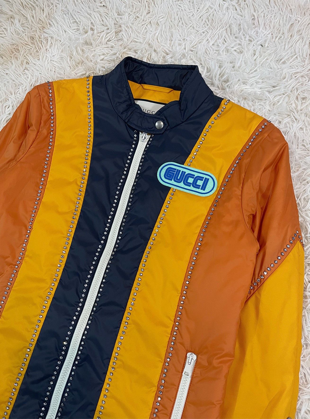 Gucci Gucci Crystal Embellised "Spiritismo" Riders Jacket Size US S / EU 44-46 / 1 - 4 Thumbnail