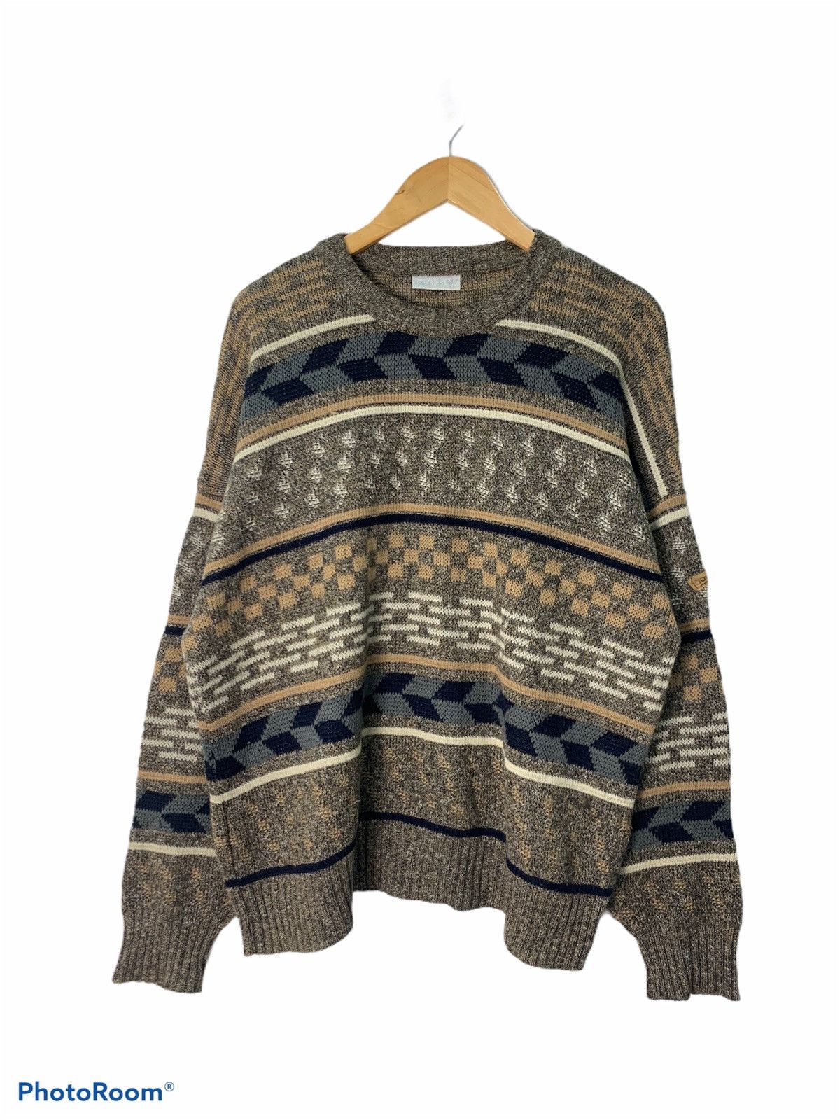 Adidas Vintage Adidas Knitted Sweater Size US XL / EU 56 / 4 - 1 Thumbnail