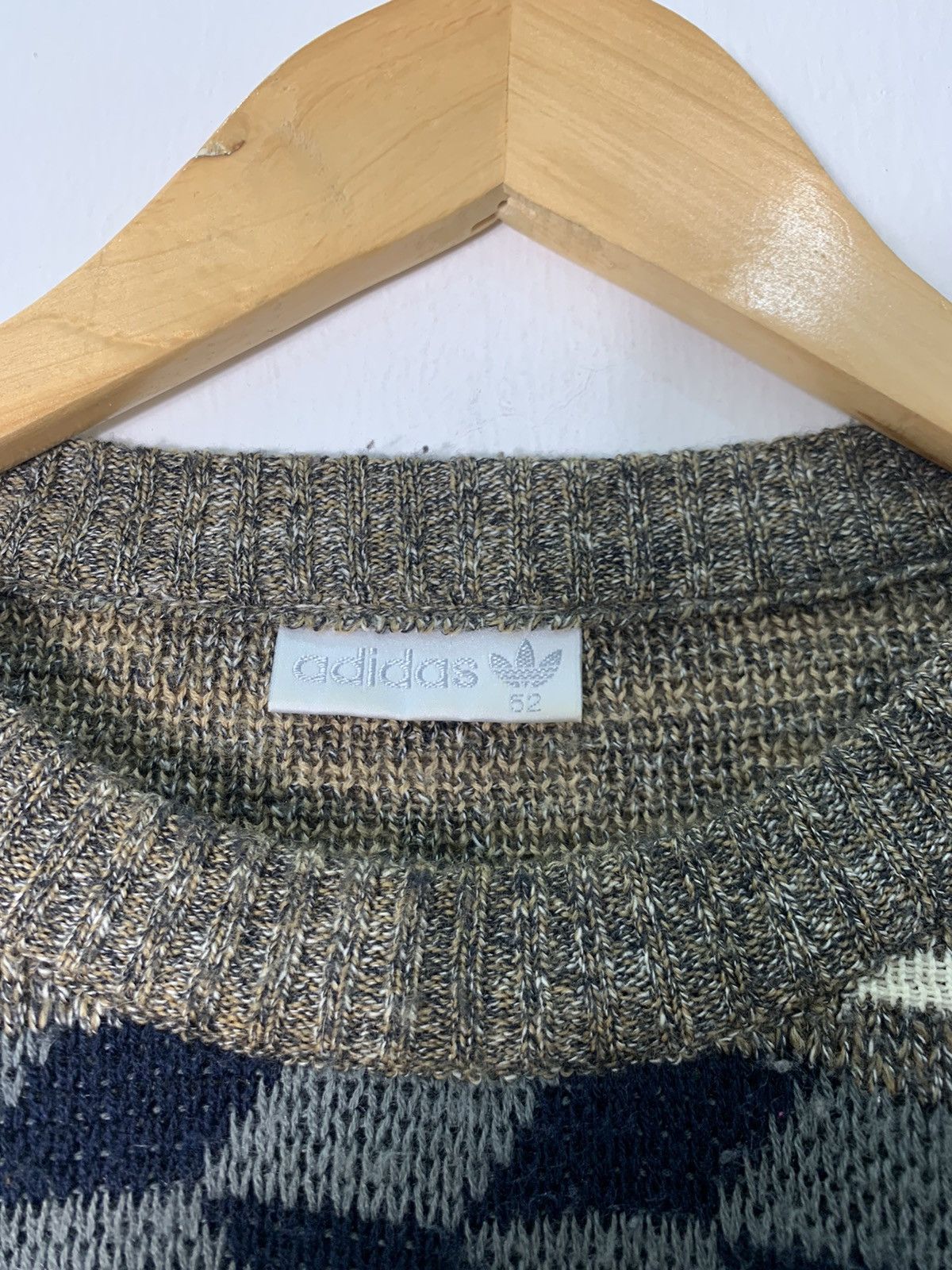Adidas Vintage Adidas Knitted Sweater Size US XL / EU 56 / 4 - 3 Thumbnail