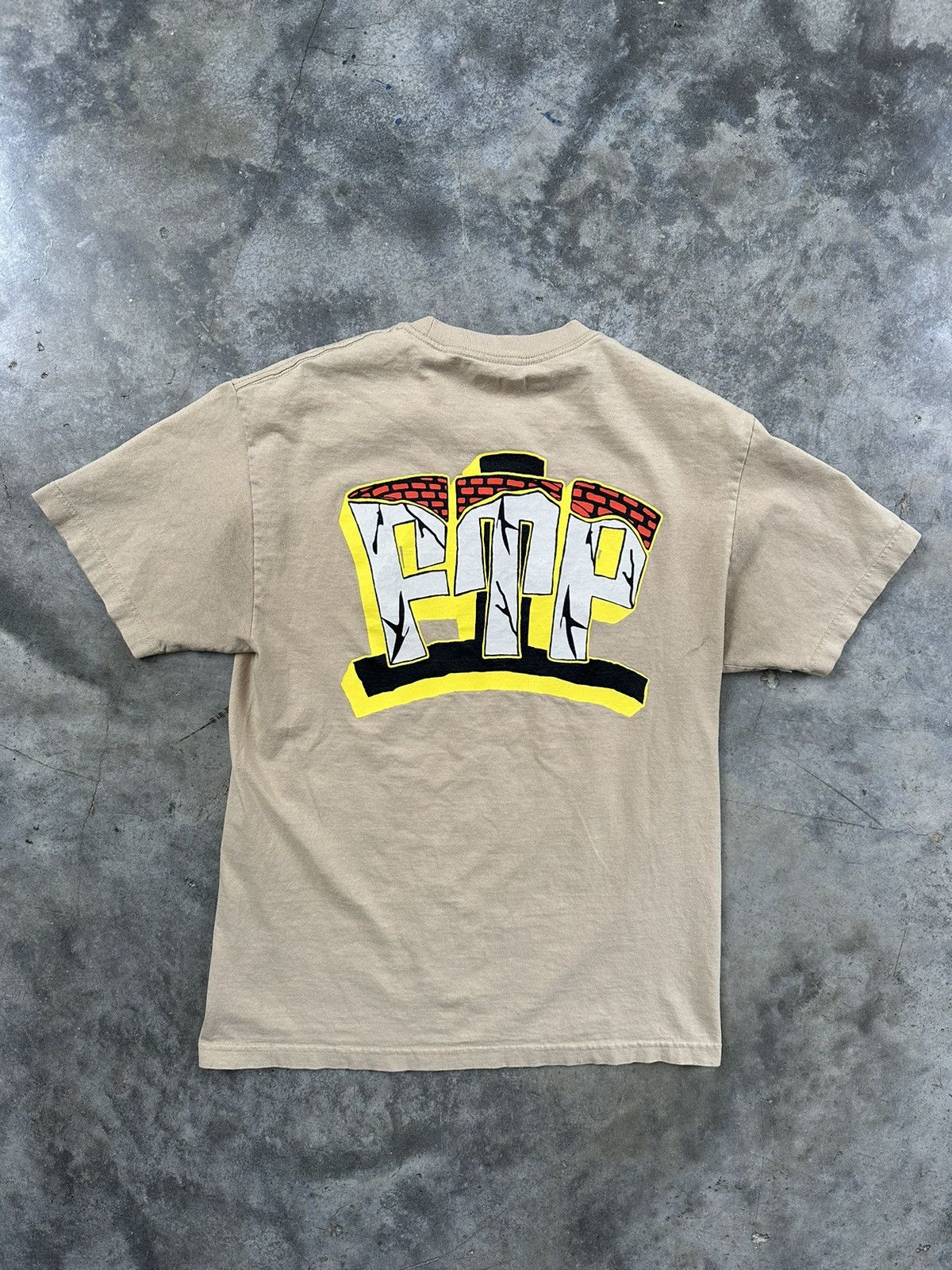Fuck The Population Fuck The Population Khaki "Subliminal" Brick Tee Large FTP Size US L / EU 52-54 / 3 - 1 Thumbnail