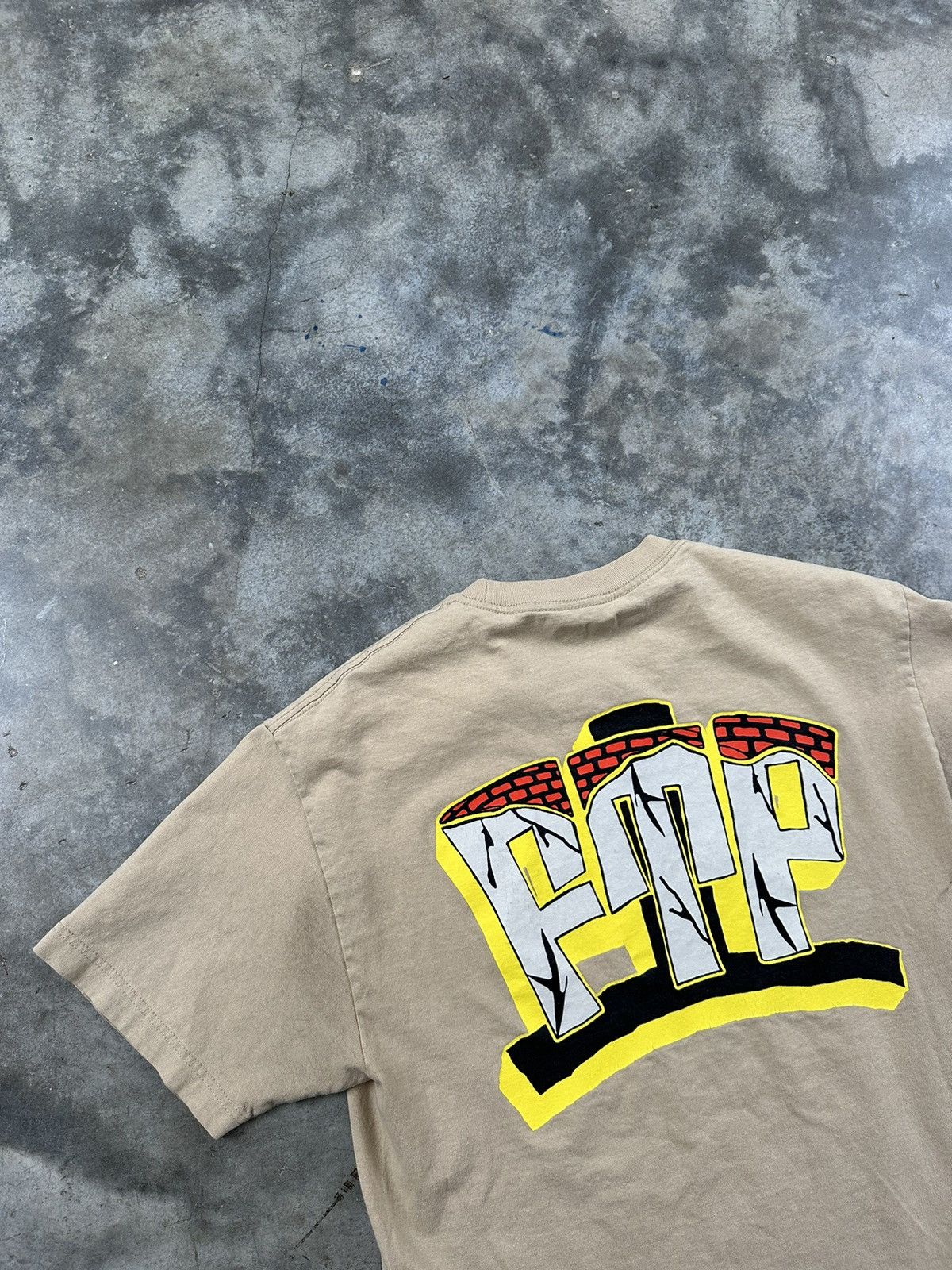 Fuck The Population Fuck The Population Khaki "Subliminal" Brick Tee Large FTP Size US L / EU 52-54 / 3 - 2 Thumbnail